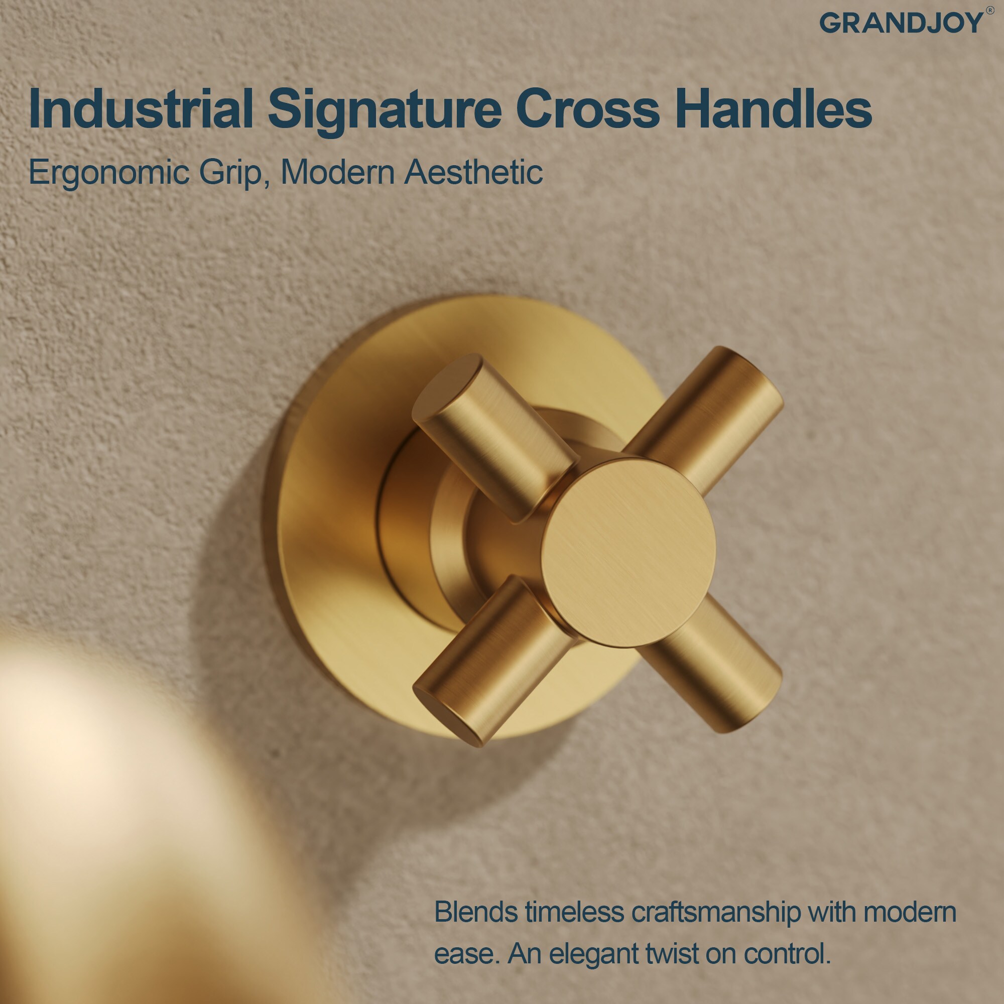 GRANDJOY TOBILI202C Roman-Tub-Faucets - View #8