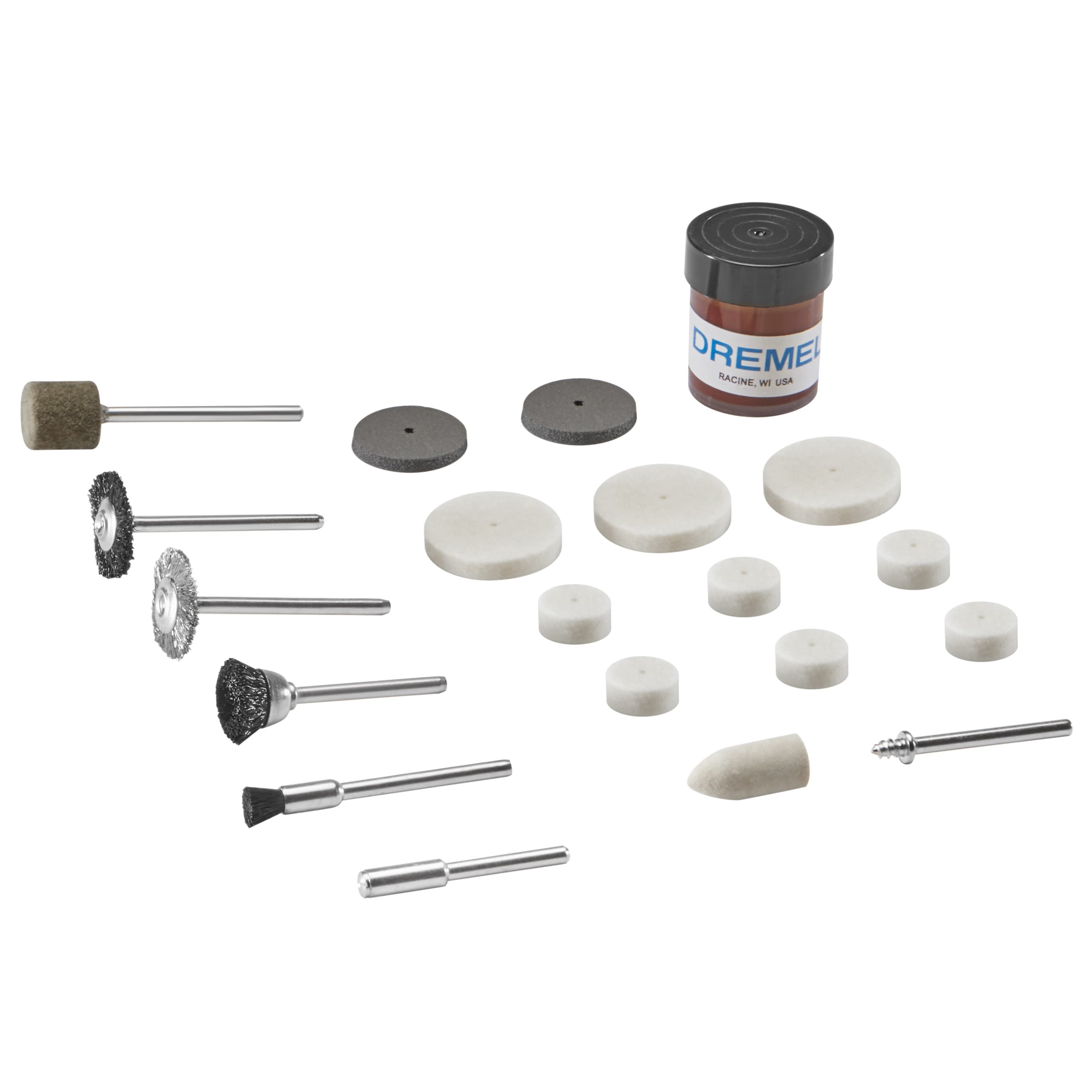 Dremel 20-Pack Sander Attachment (Fits Universal Grinder Size) in the  Grinder Parts & Attachments department at