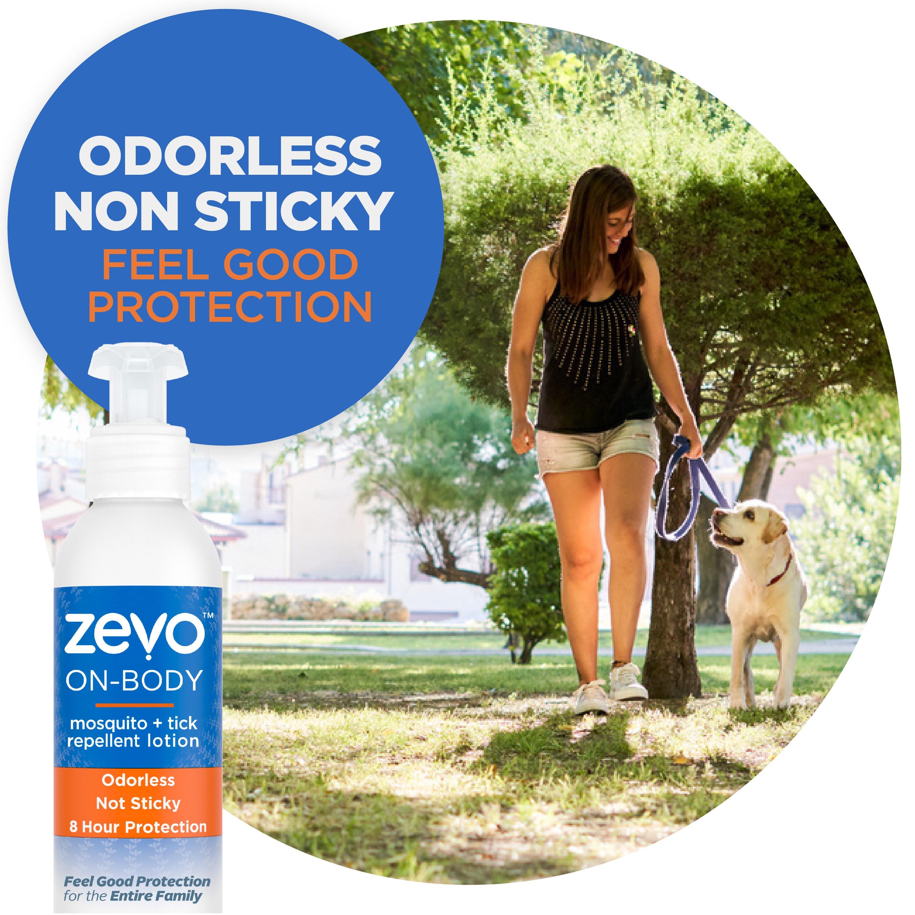 Zevo On Body Mosquito and Tick Repellent- Lotion Skin Outdoor Lotion