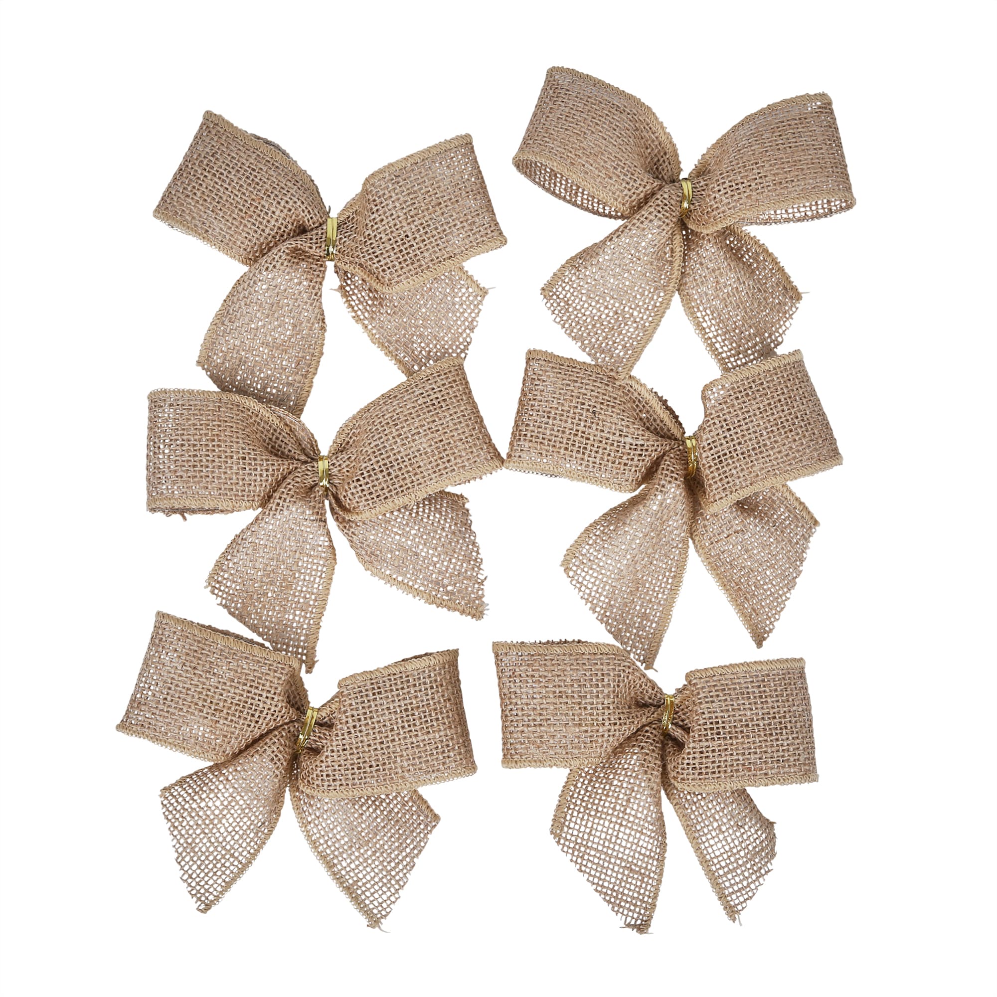 Holiday Living 6-Pack L x 6-in W Burlap Bow at
