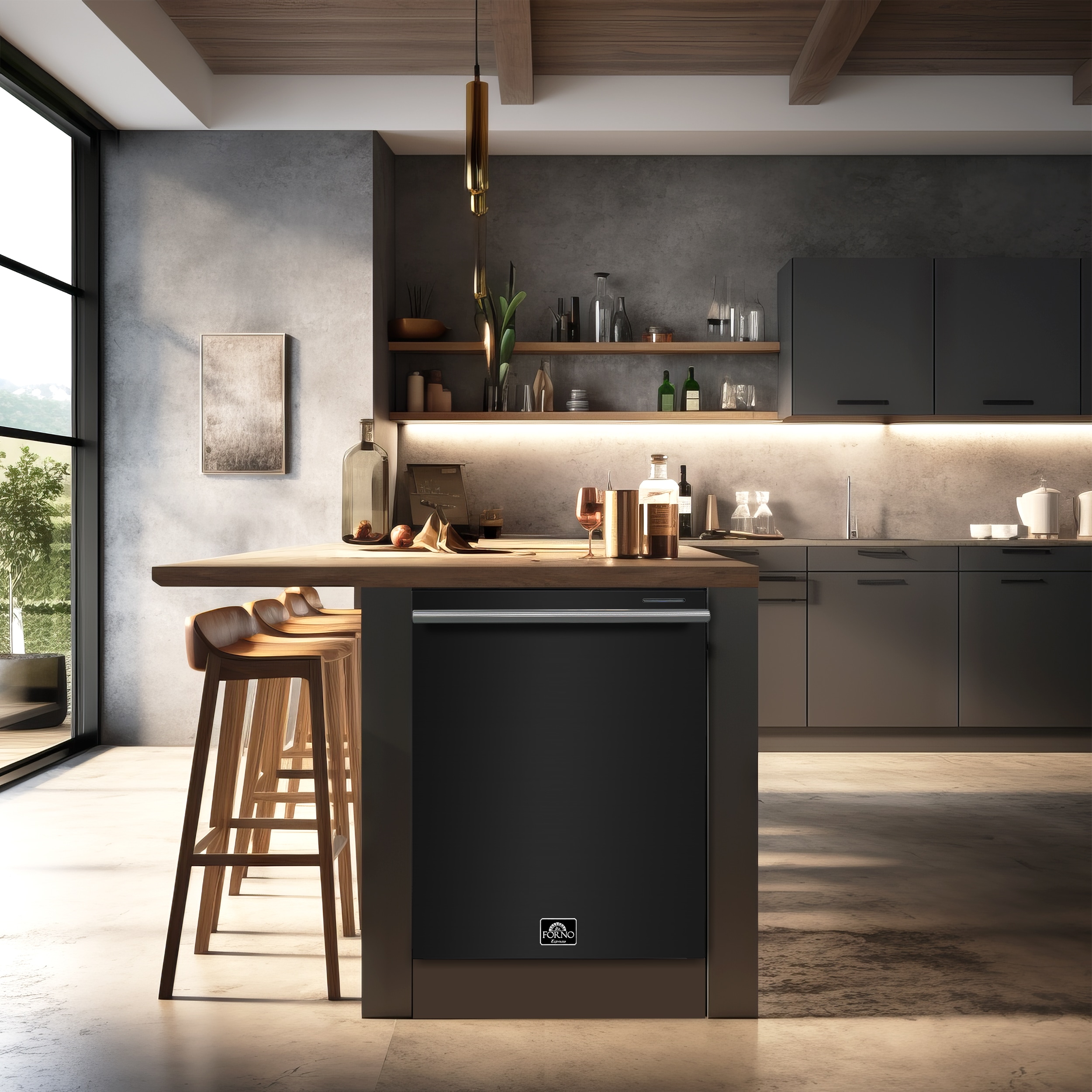 FORNO FDWBI8067-24BLK Builtin-Dish - View #15