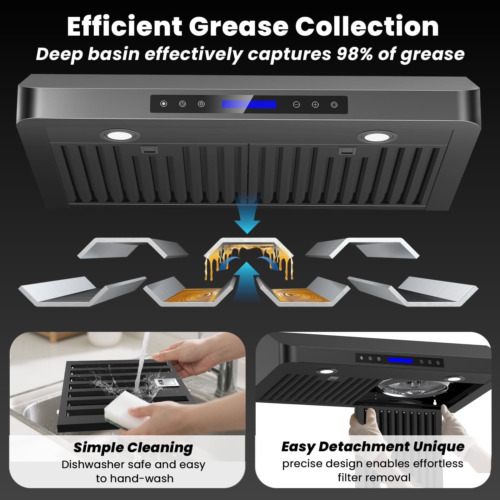 DIVAN DMC01-30B Undercabinet-Range-Hoods - View #7