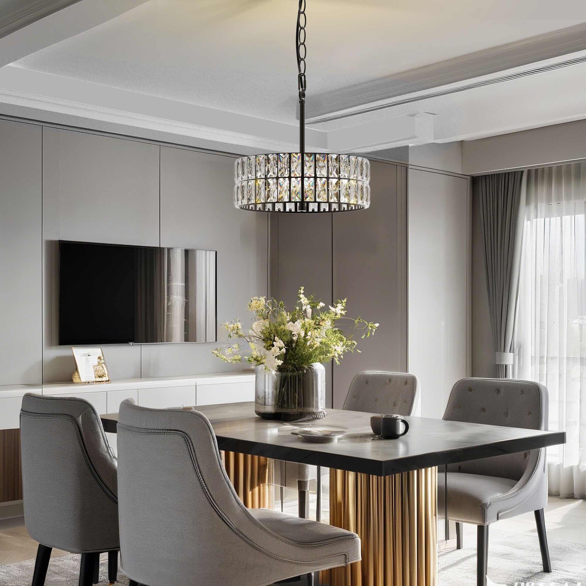 YANSUN LA-ZX17301CBL-1A Pendant-Lights - View #4