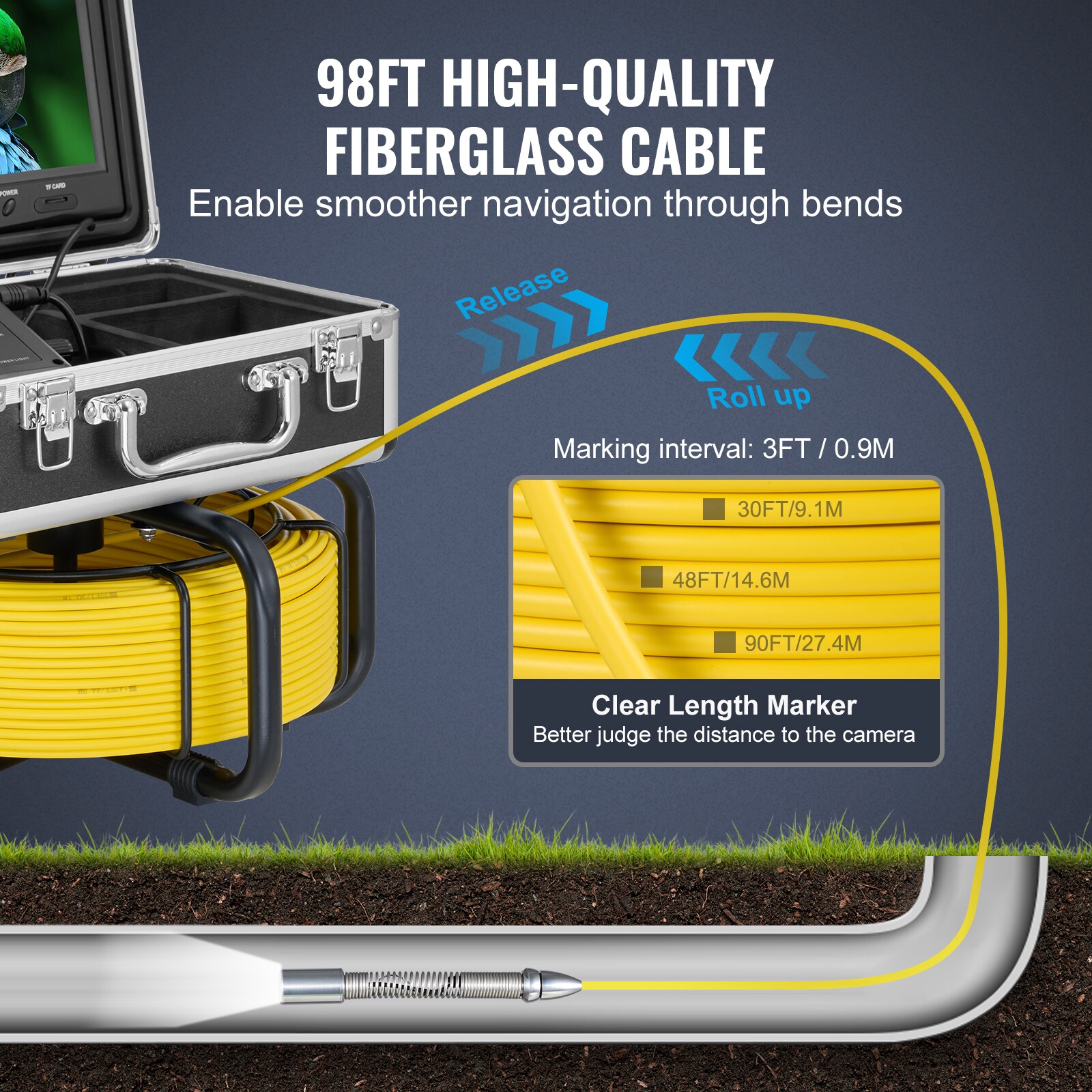 VEVOR SCJLKXSGDNKJ05887V1 Inspection-Cameras - View #6