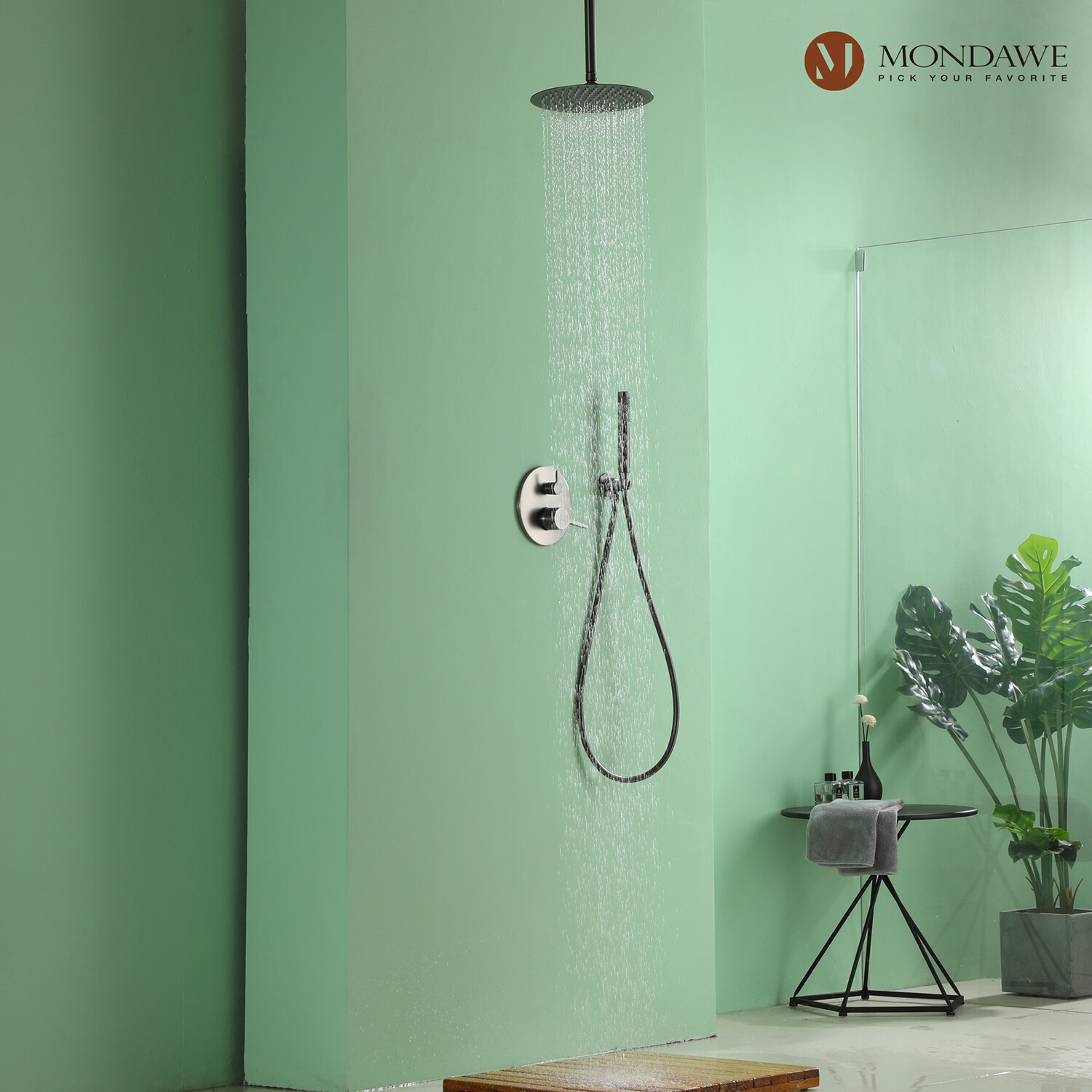 Mondawe AM-S133AC-10GB Showerhead-Bar-Panels - View #7