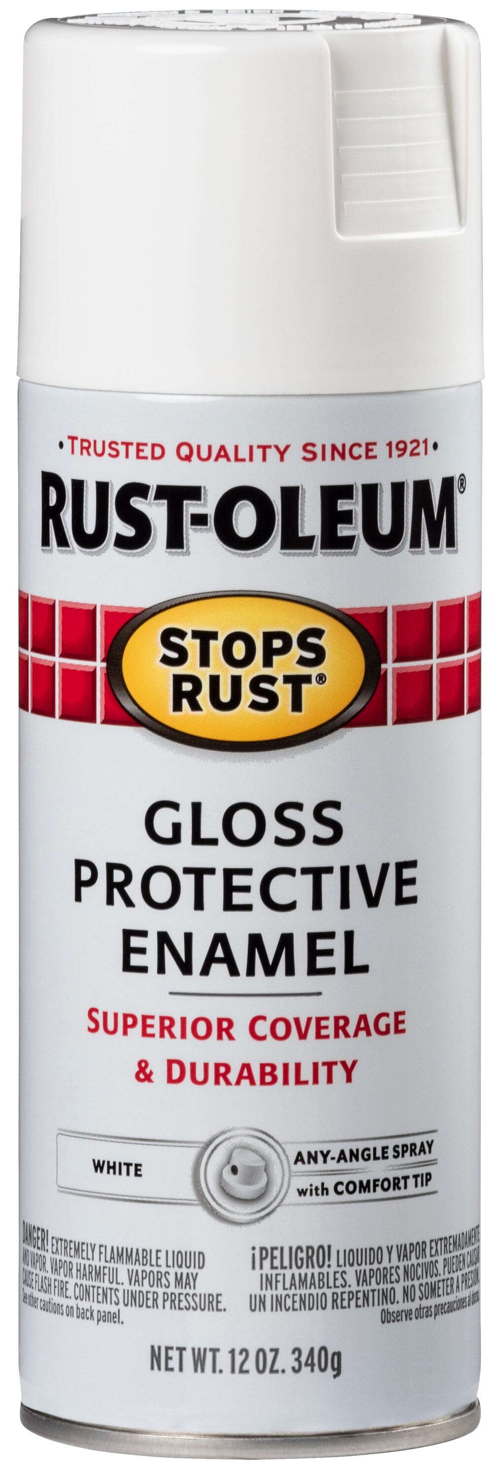 Rust-Oleum 7792830 Stops Rust Spray Paint, 12 oz, Gloss White - Spray  Paints 