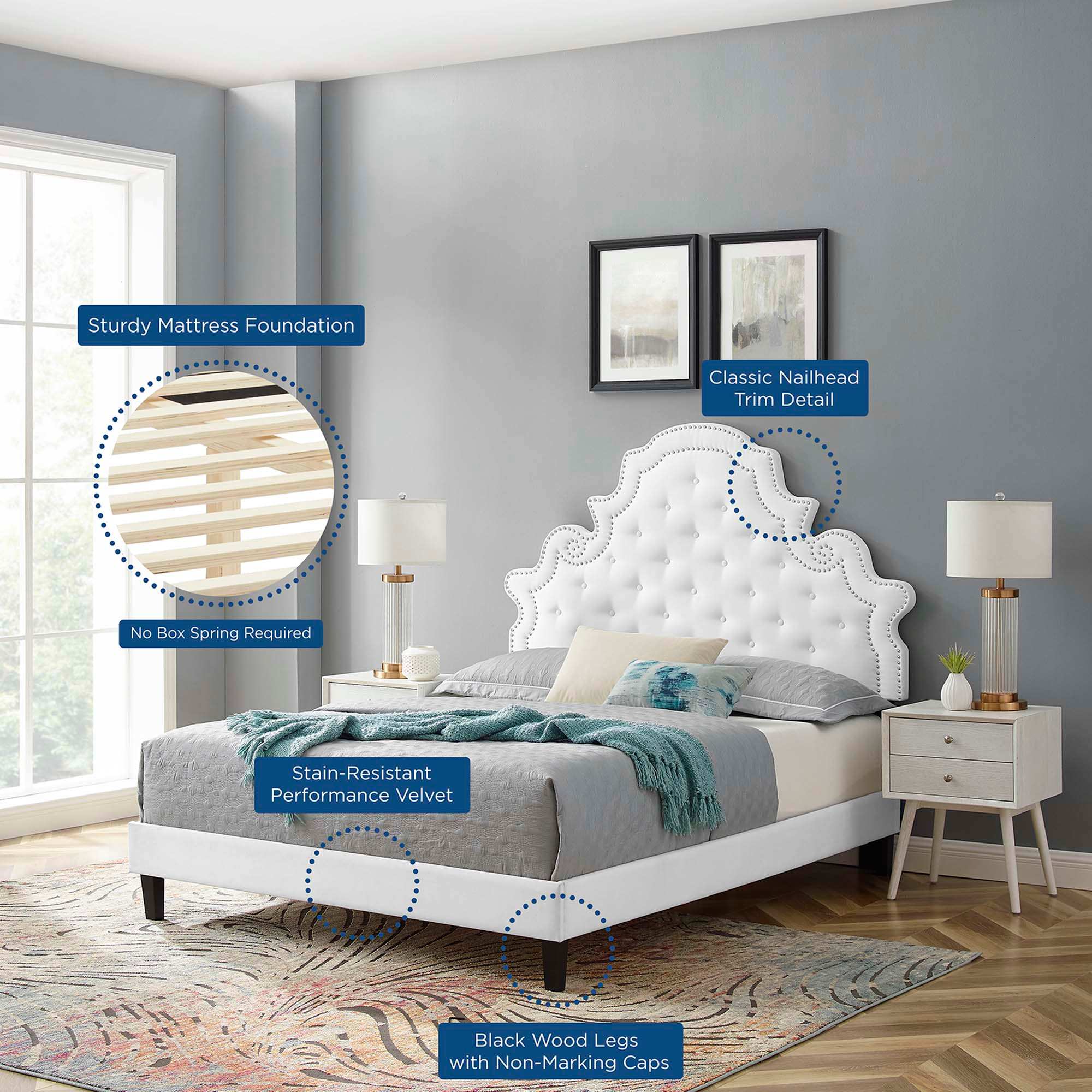 Modway MOD-6753-WHI beds - View #6