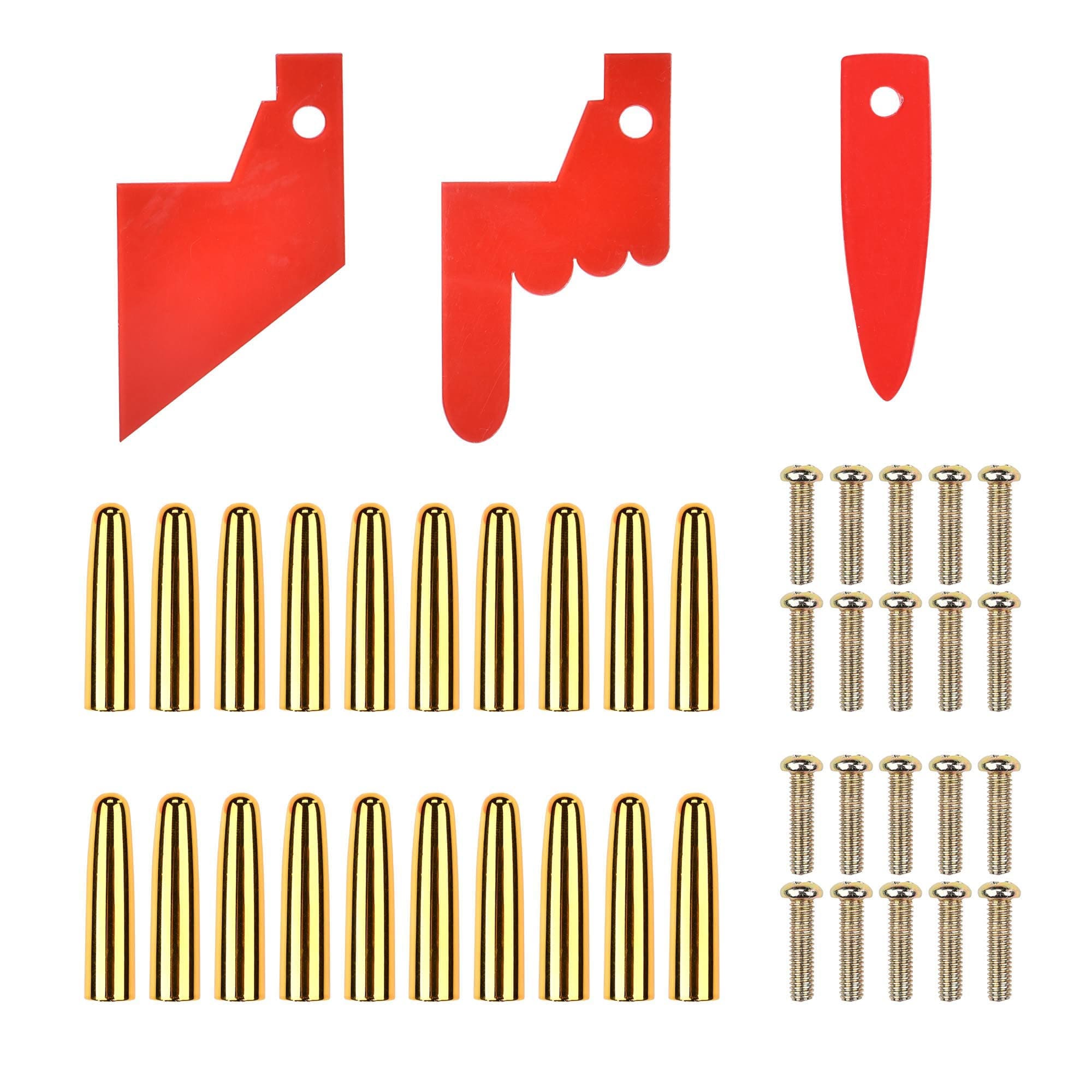 Yescom 35PAR007-20SET-15-LO WinSpin Gold Pegs and Red Pointer Replacement Kit Prize Wheel Replacement Parts Tradeshow