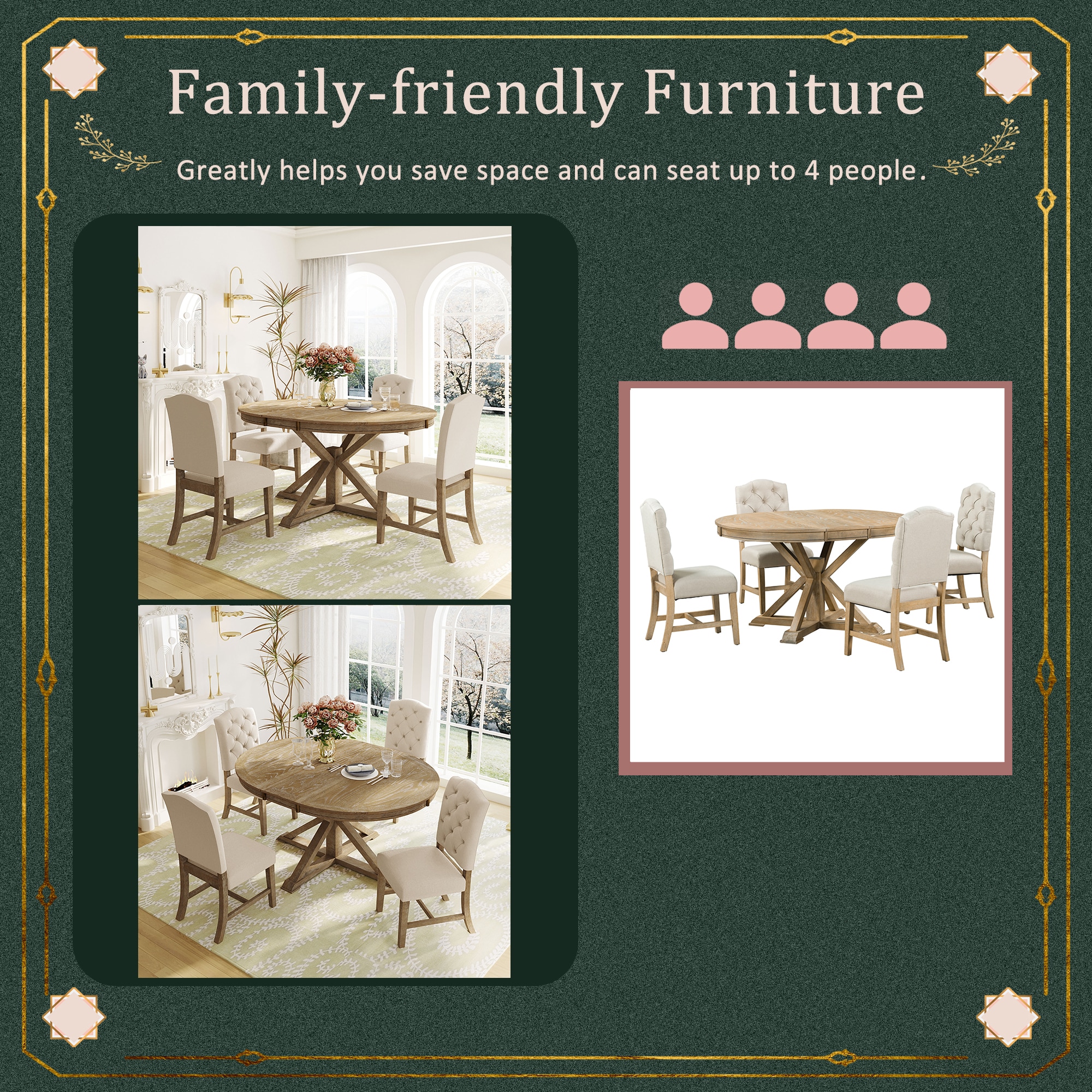 ModernLuxe L-ST000078AAE Dining-Sets - View #4