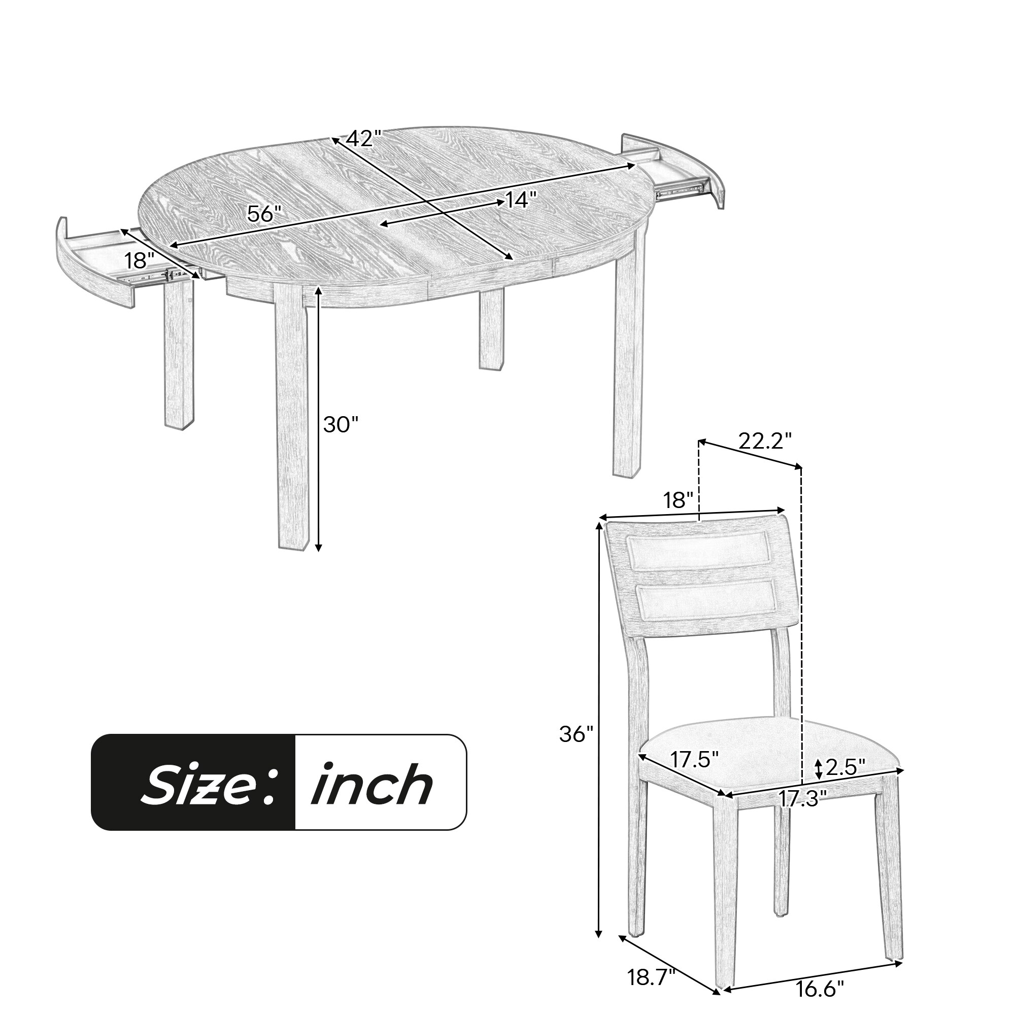 Qualler FSUDTM102P Dining-Sets - View #9