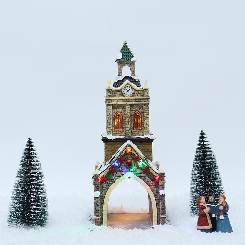 Carole Towne Ct Devon Bakery Lighted Village Scene in the Christmas  Villages department at