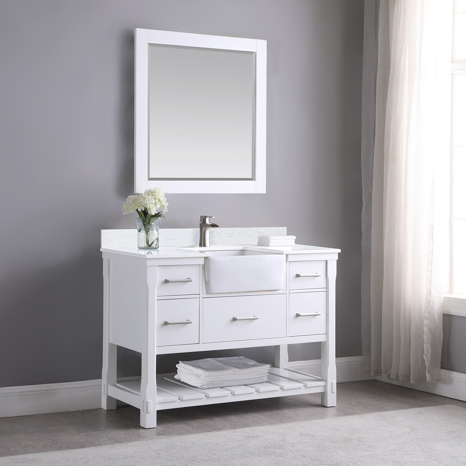 Altair 537048-WH-AW Bath-Vanity-Combo - View #6