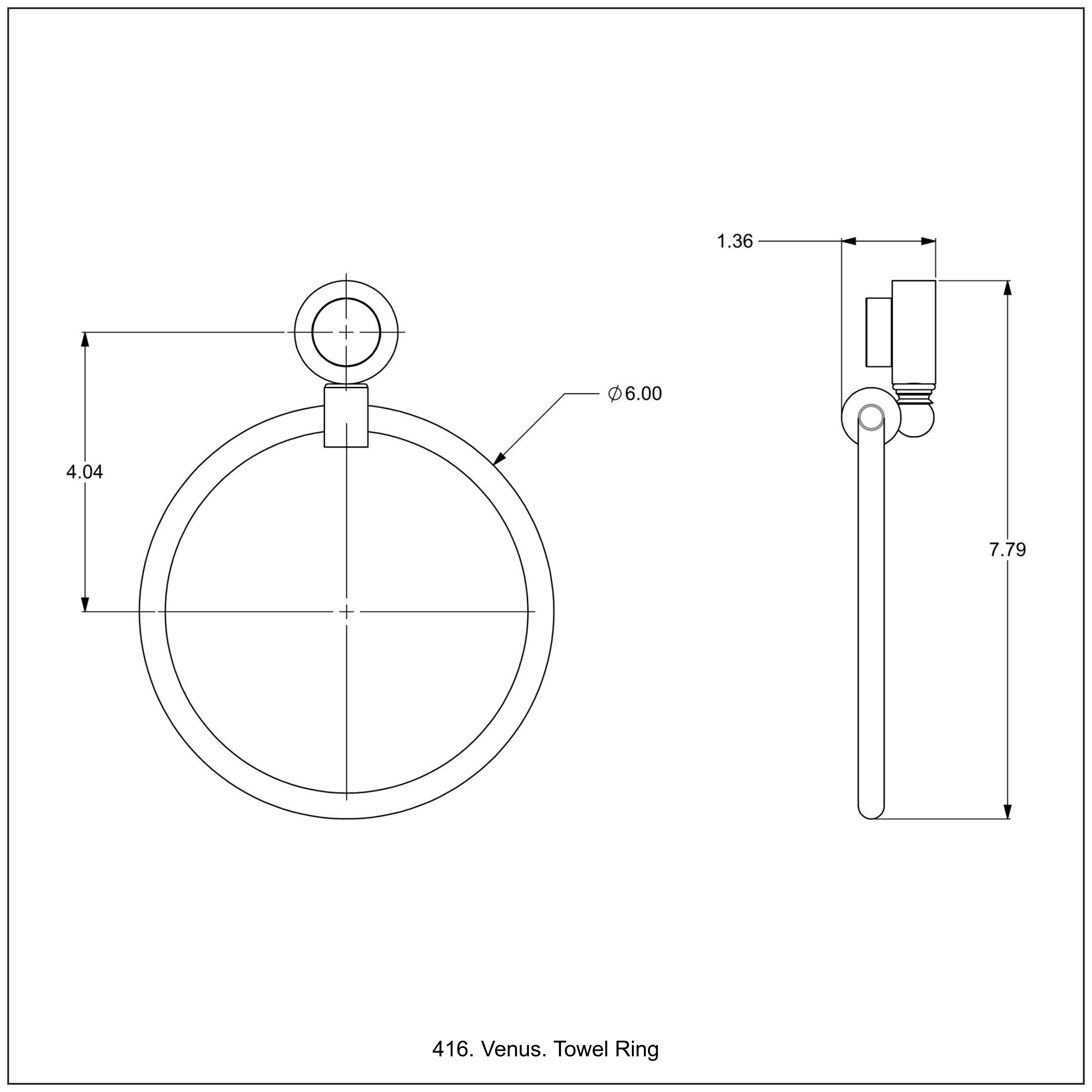 Allied Brass 416-ABZ d060355 - View #3