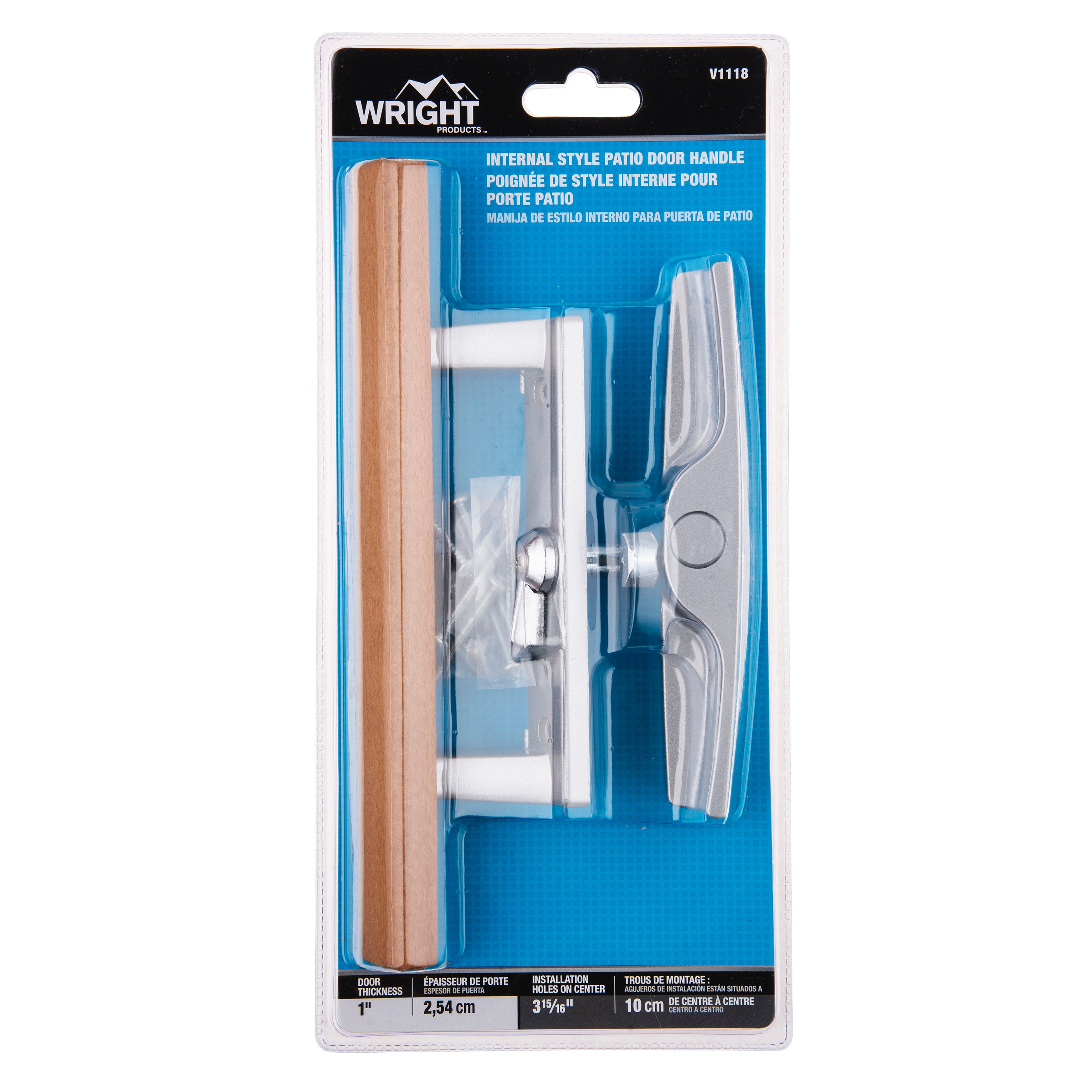 WRIGHT PRODUCTS 3.94-in Surface Mounted Sliding Patio Door Handleset ...