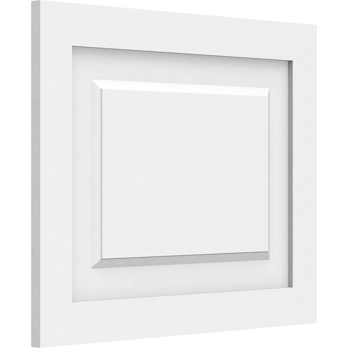 Ekena Millwork WALP20X16X062HAR 20-in x 16-in Smooth Paintable/Stainable White PVC Fretwork Wall Panel (