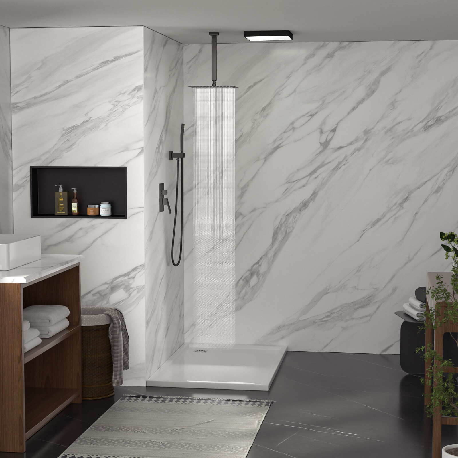 Lordear TPAZ16ORB Showerhead-Bar-Panels - View #2