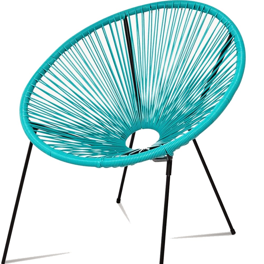 HIGHLANDERHOME BLUEACAPULCO1CHAIR Patio-Chairs - View #5