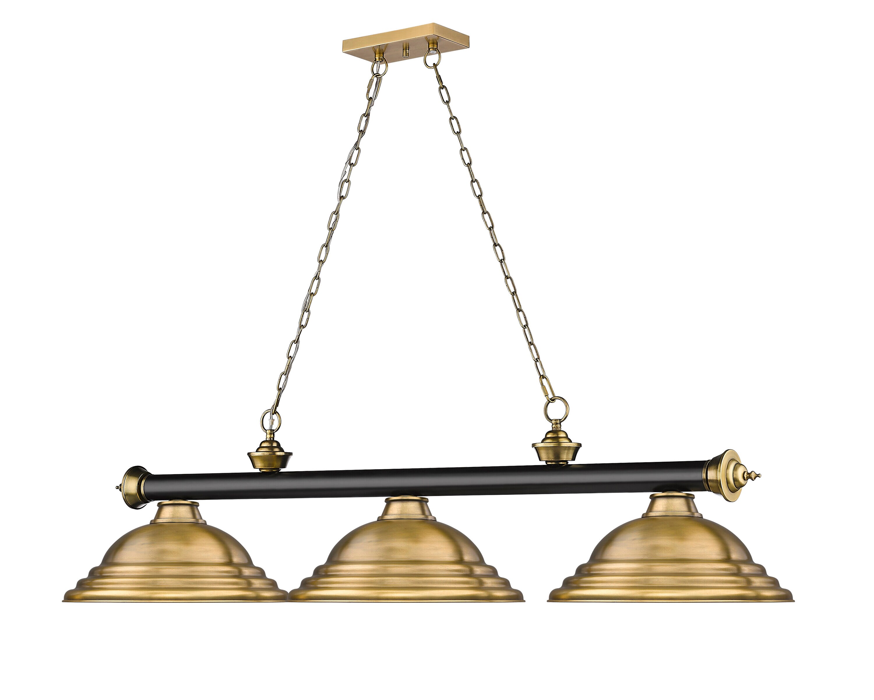 Z-Lite 2306-3MB-RB-SRB Pool-Table-Lighting - View #3