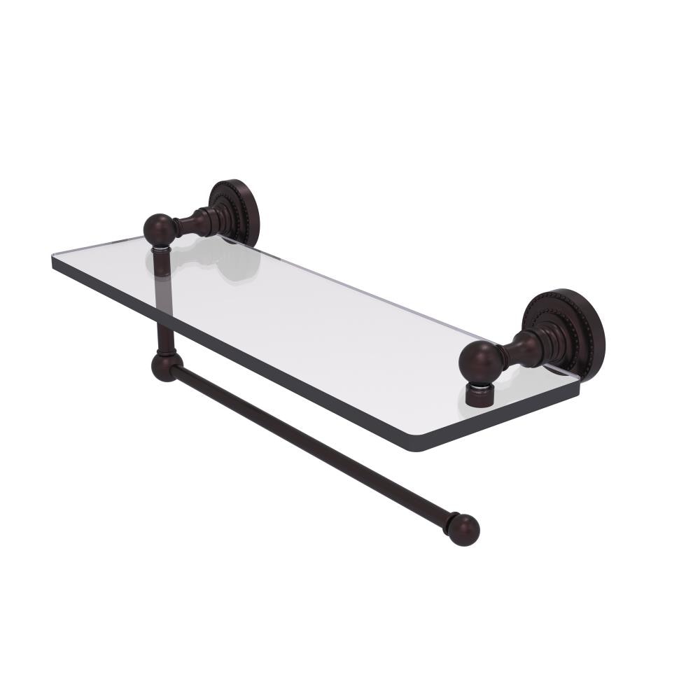 Allied Brass DT-1PT/16-ABZ Dottingham Antique Bronze Wall mount Bathroom Shelf ( 16-in x 5-in x 5-in )
