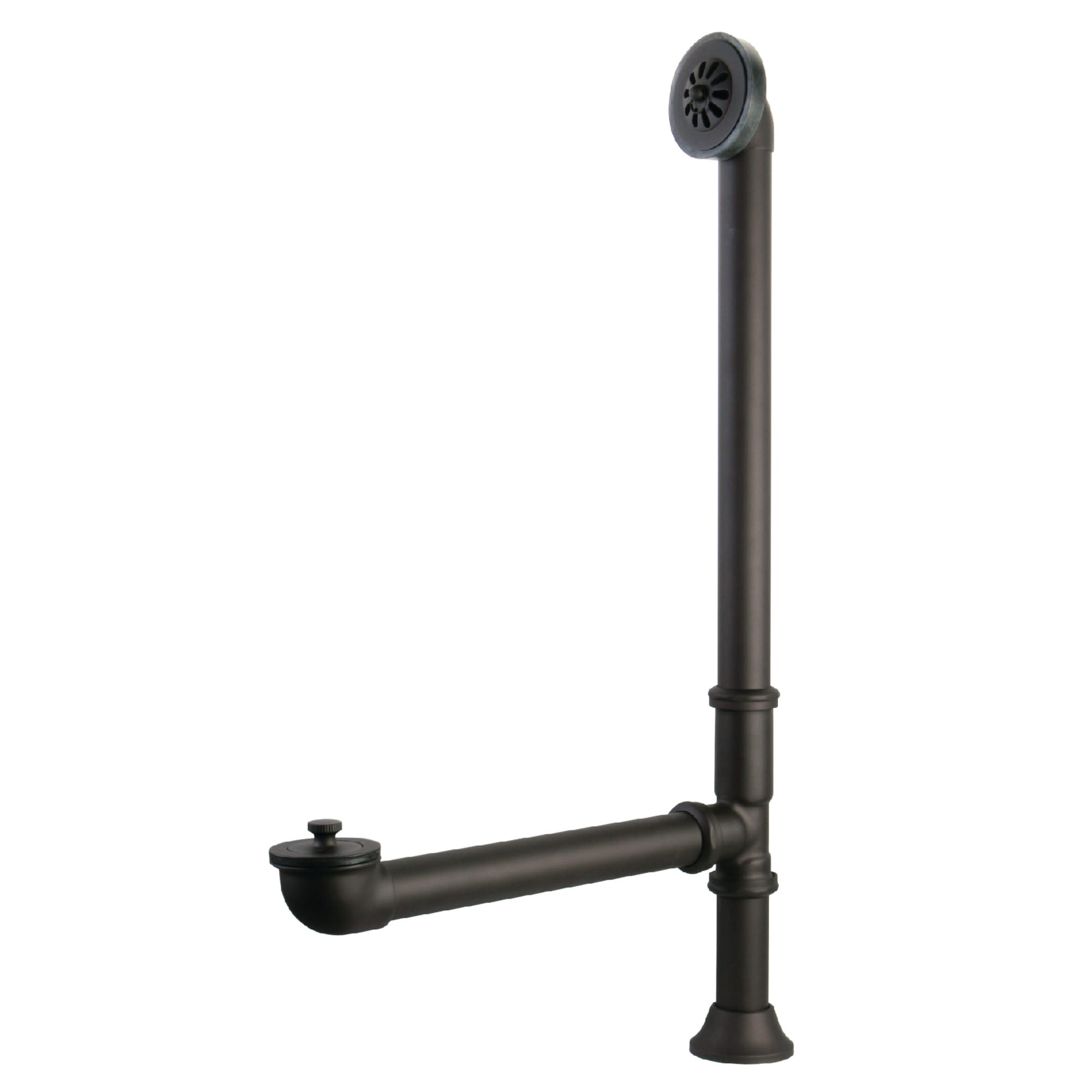 Kingston Brass WLCC2085 1-1/2-in Oil-rubbed bronze Vintage Oil Rubbed Bronze Lift and turn Drain with Brass Pipe Included