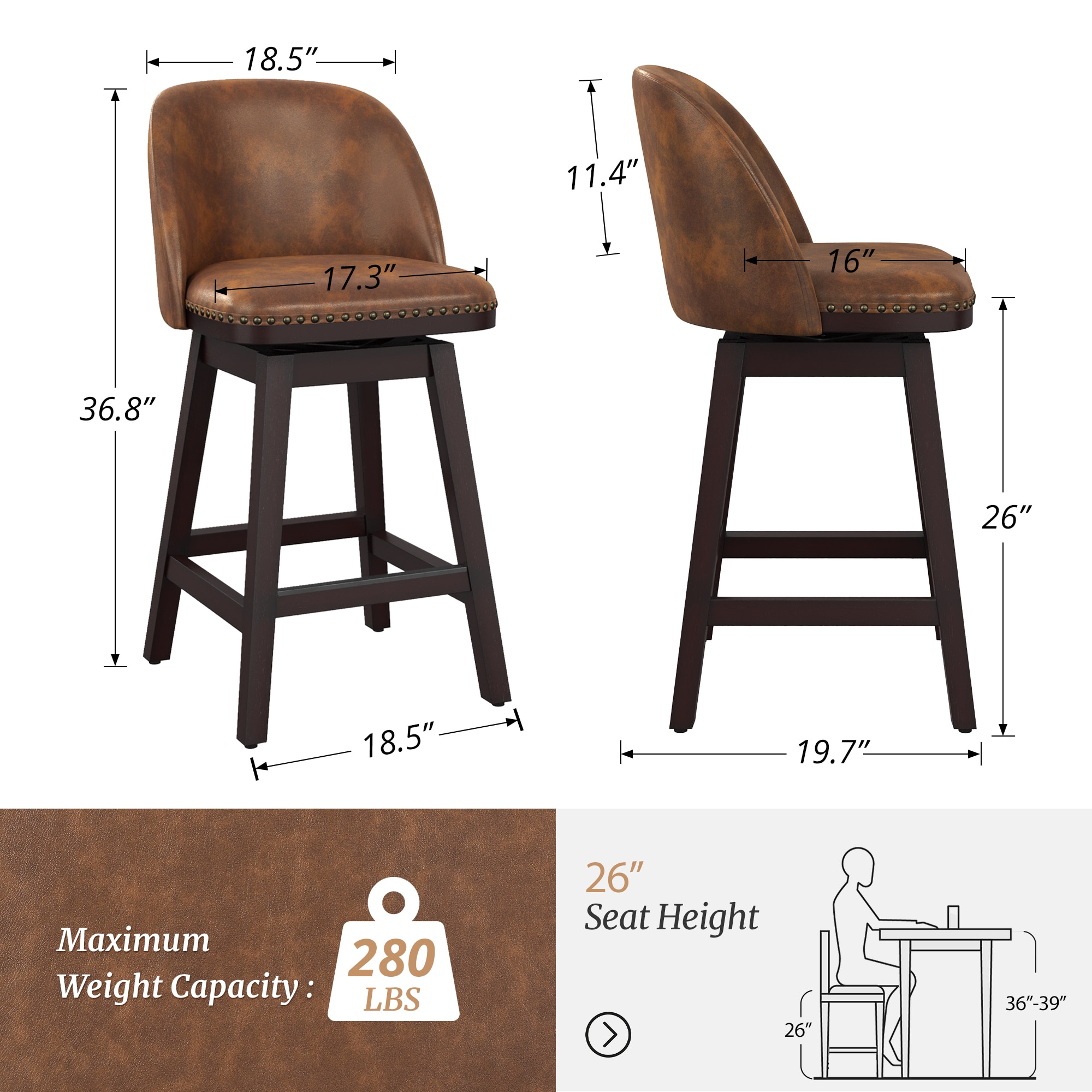 LUE BONA 4YB-009-03LS stools - View #2