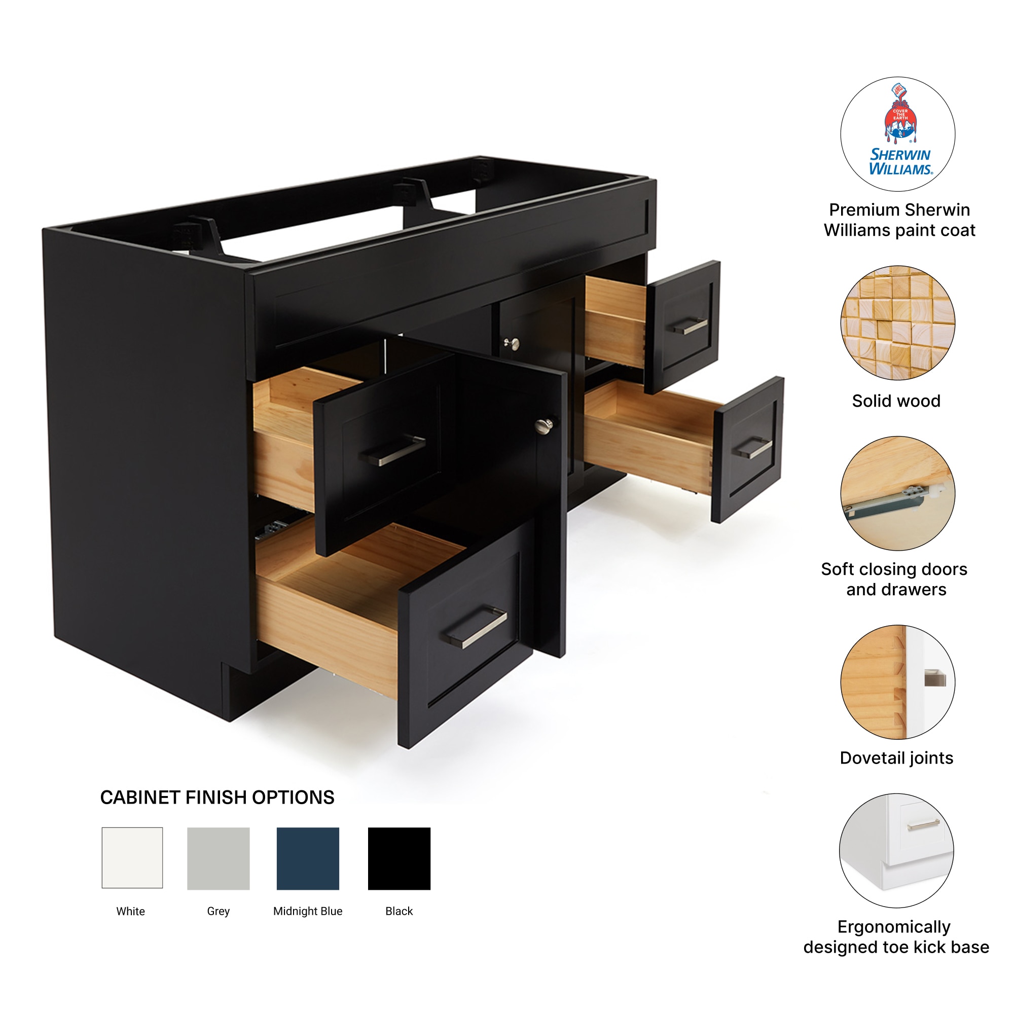 ARIEL F060S-BC-BLK vanities - View #5