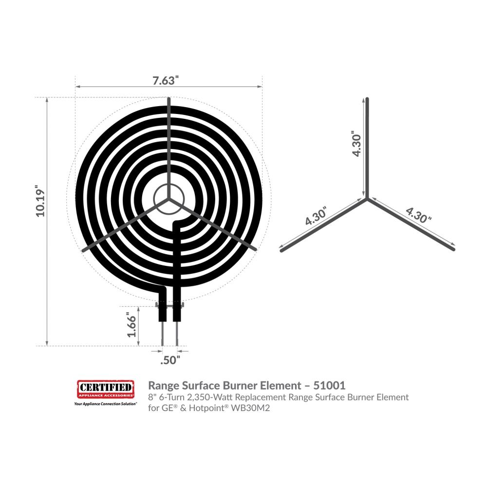 Certified Appliance Accessories 51001 m000102 - View #3