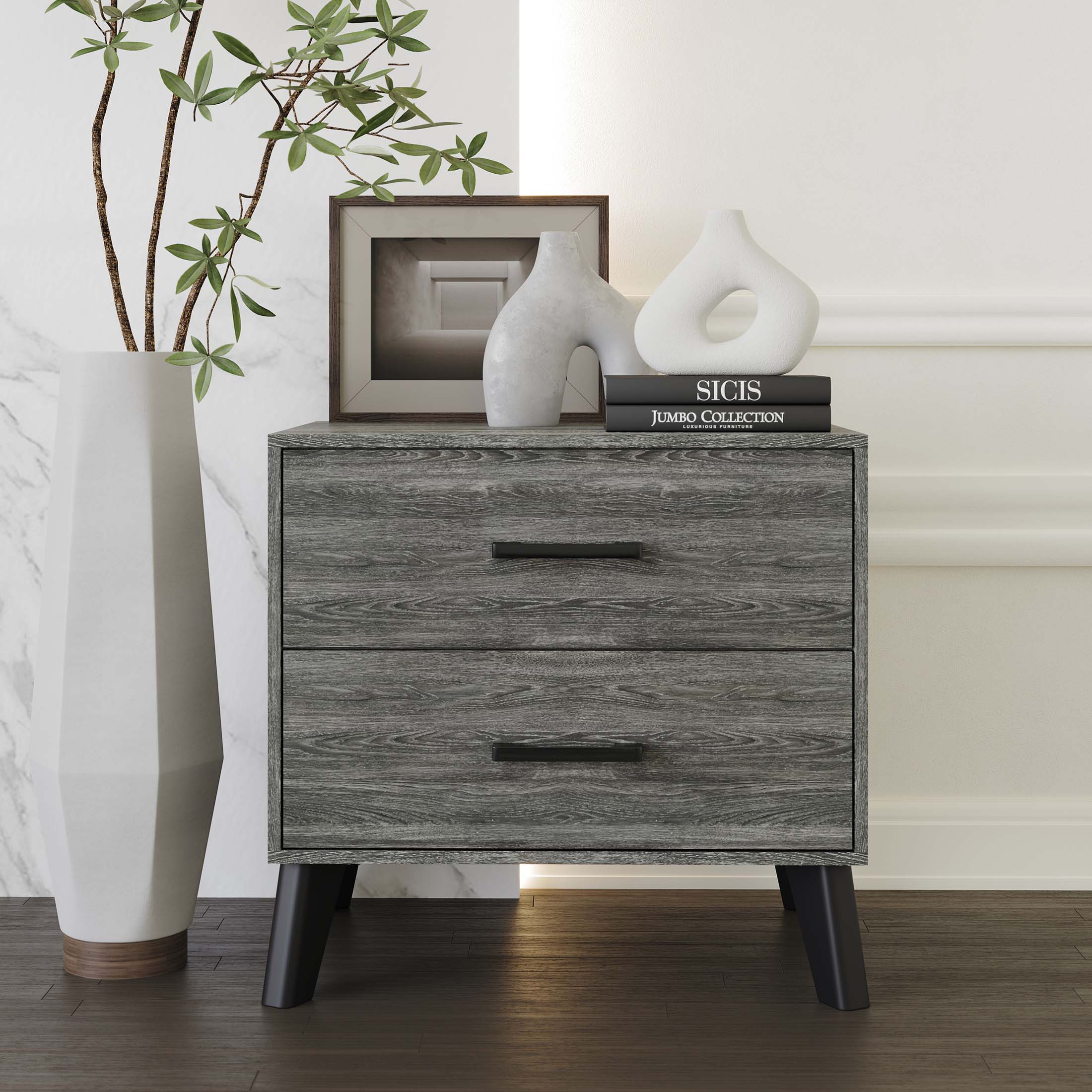 CasePiece C90135NS-DGY nightstands - View #2