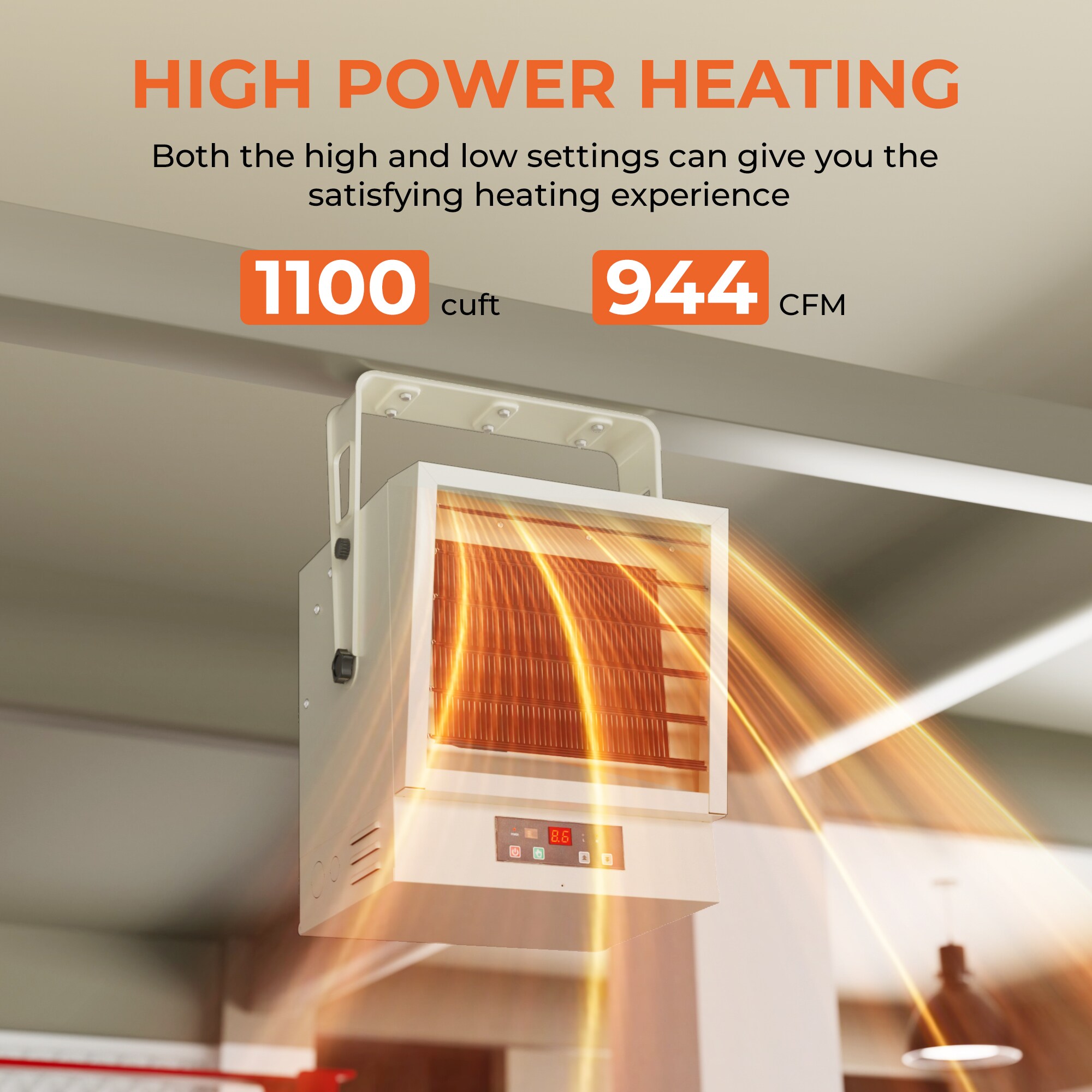 Euhomy GH-10000-E-LWS Electric-Garage-Heaters - View #3