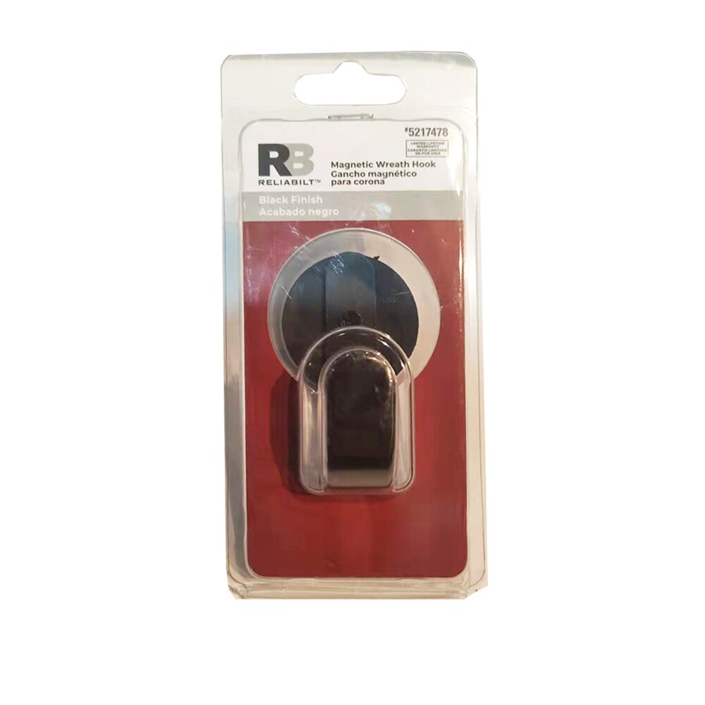 RELIABILT Rare Earth Neodymium Black Magnetic Storage/Utility Hook (Capacity)