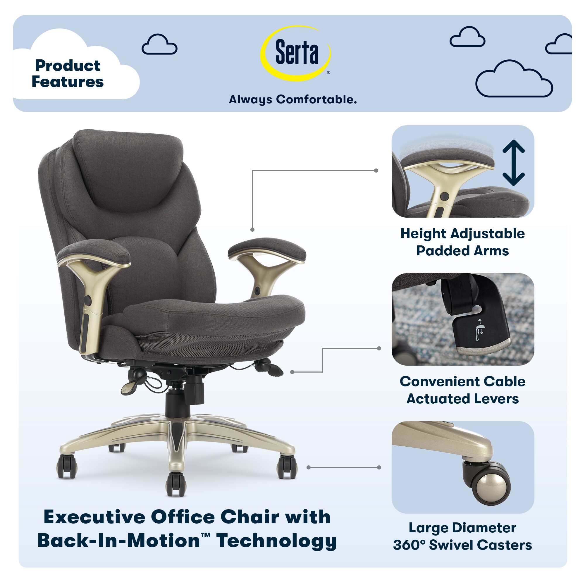 Serta 44186E Office-Chairs - View #4