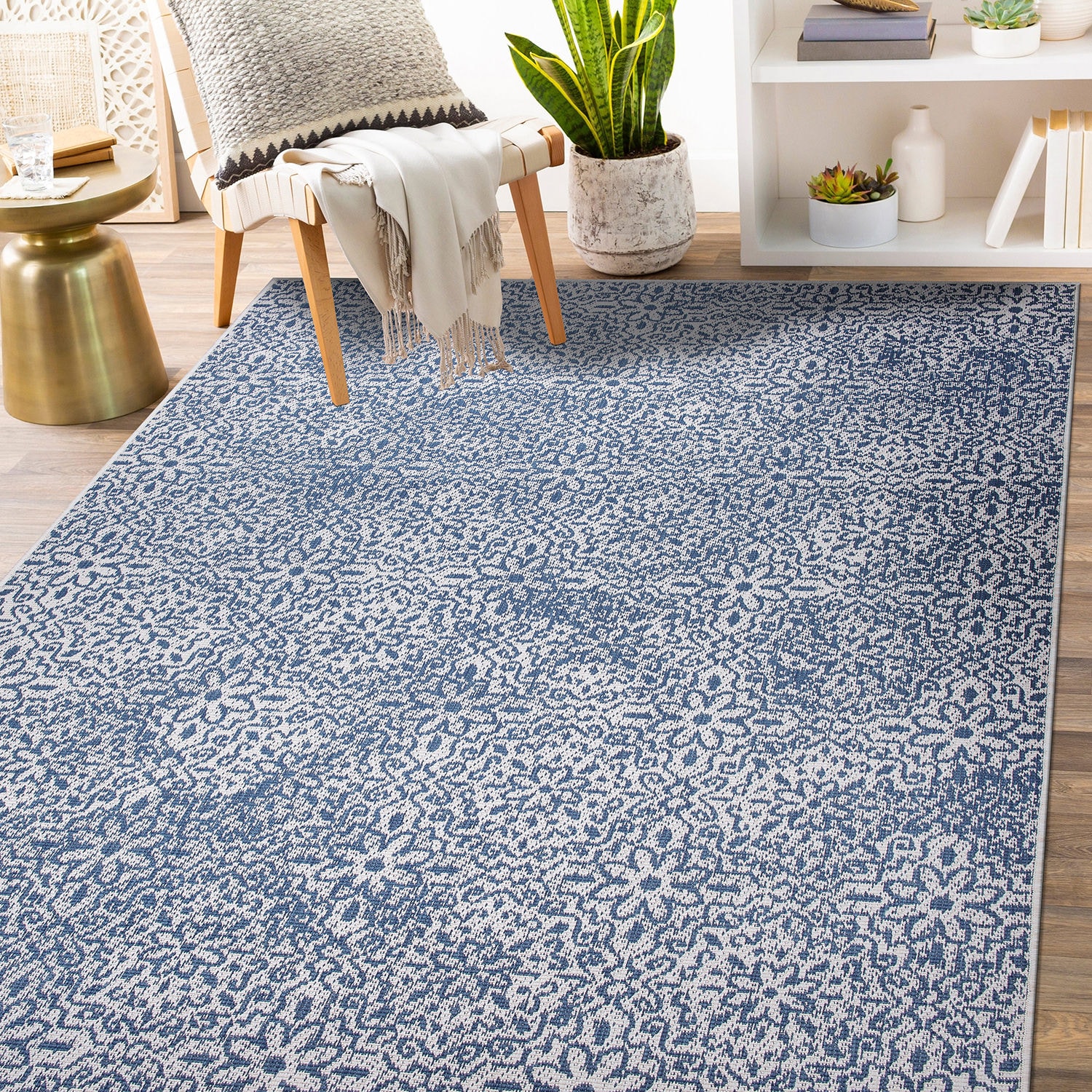 World Rug Gallery 4026BLUE5X7 rugs - View #10
