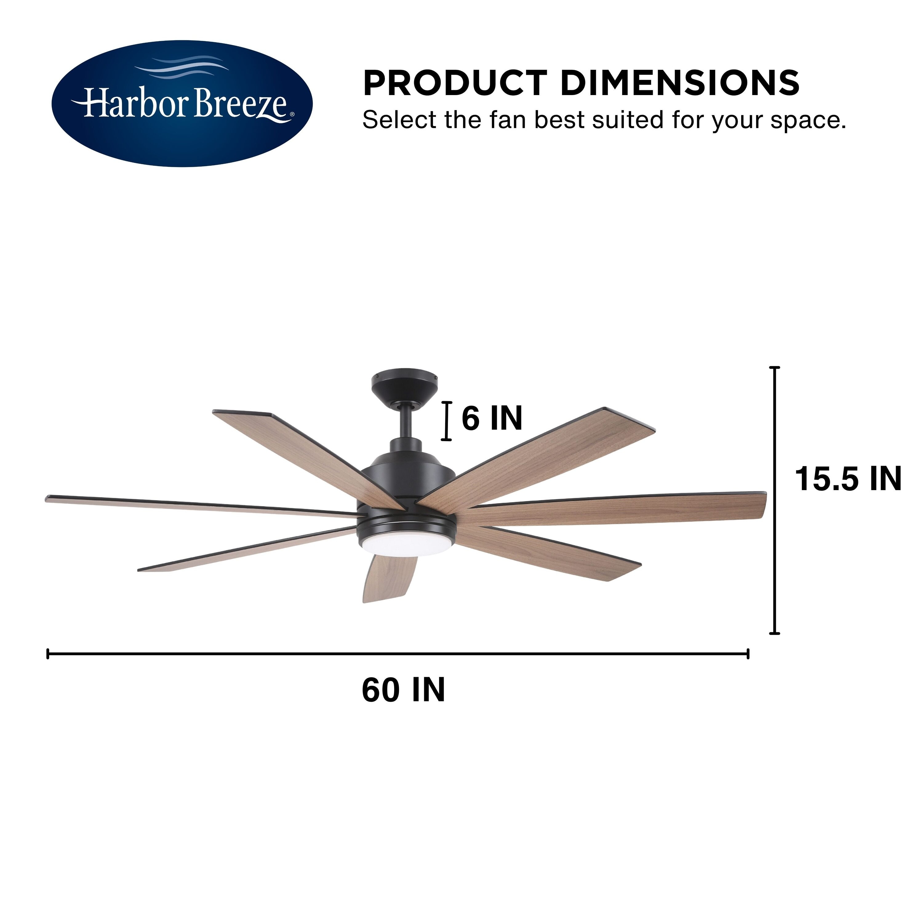 Harbor Breeze COG60BK7LR Ceiling-Fans - View #12