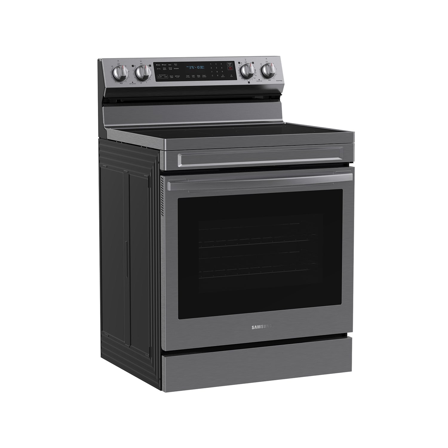 NE63A6711SS by Samsung - 6.3 cu. ft. Smart Freestanding Electric Range with  No-Preheat Air Fry, Convection+ & Griddle in Stainless Steel