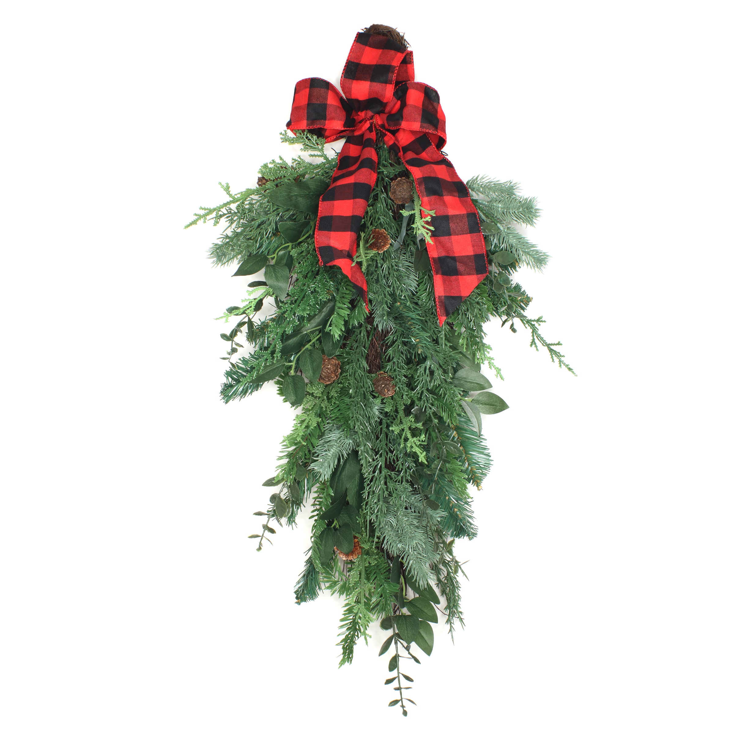 National Tree Company RAC-HAV060925 30-Inches Bow Christmas Decor