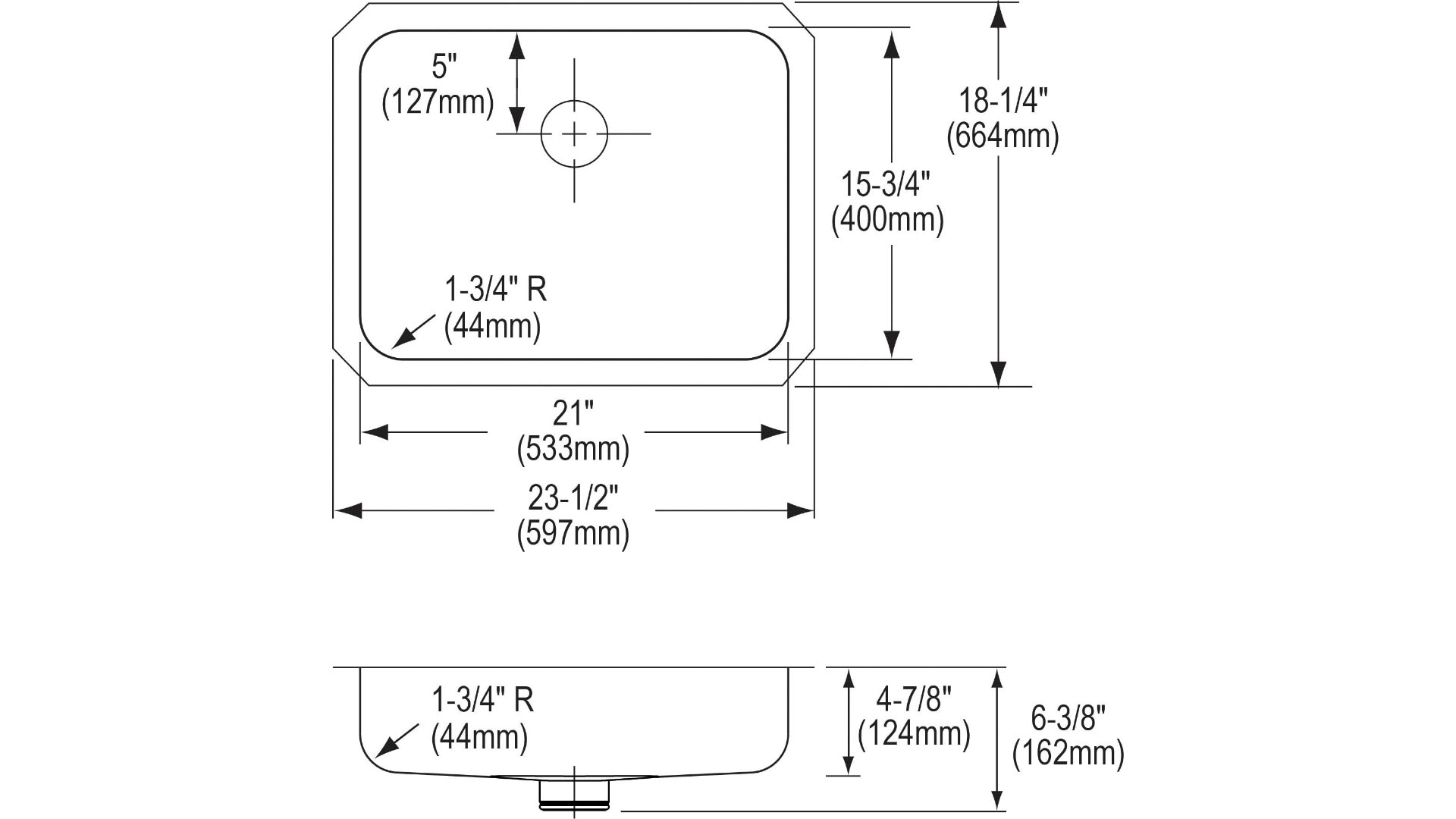 Elkay ELUHAD211550PD Kitchen-Sinks - View #3