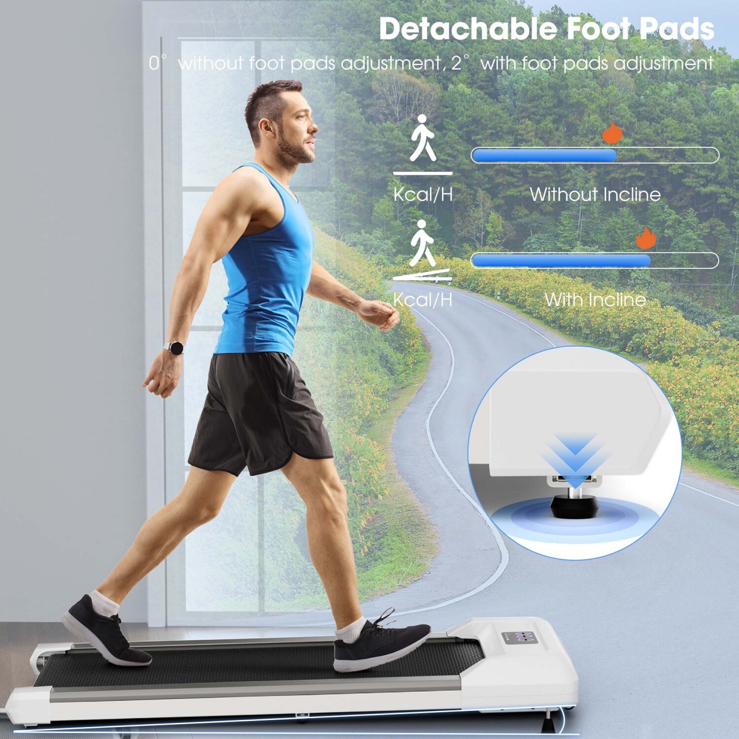 Costway SP38076US-WH Sports-Equipment - View #4