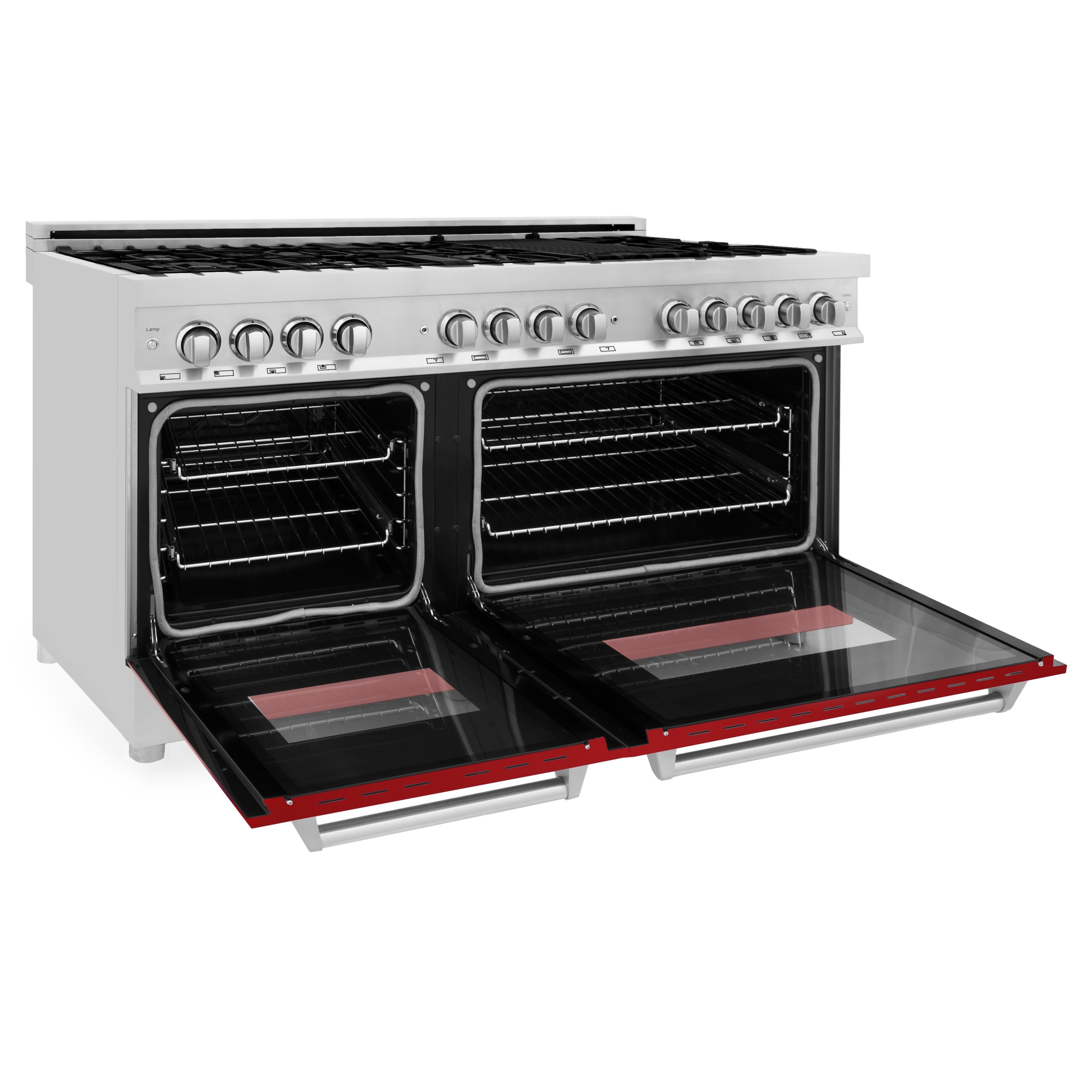 ZLINE KITCHEN & BATH RA-RG-60 Double-Dual-Fuel-Ranges - View #4