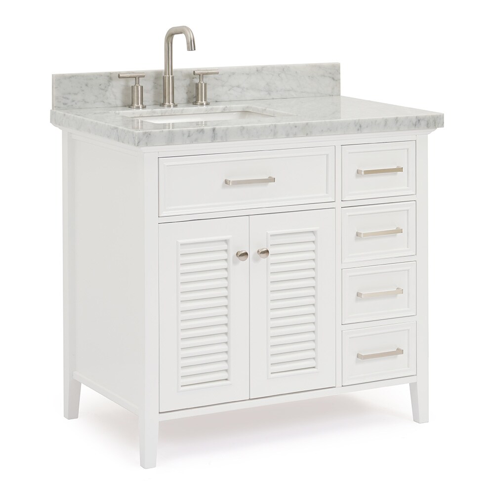 ARIEL D037S-L-VO-WHT Bath-Vanity-Combo - View #3