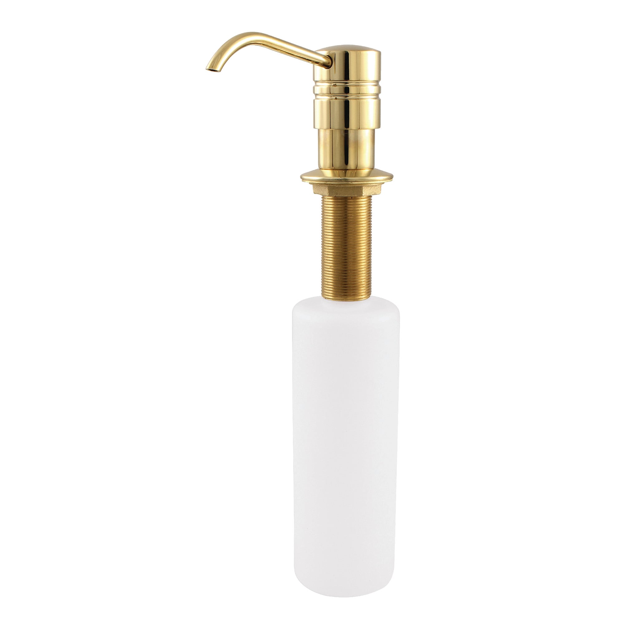 Elements of Design ESD2612 Milano Polished brass 12-oz. Capacity Deck-mount Soap and Lotion Dispenser