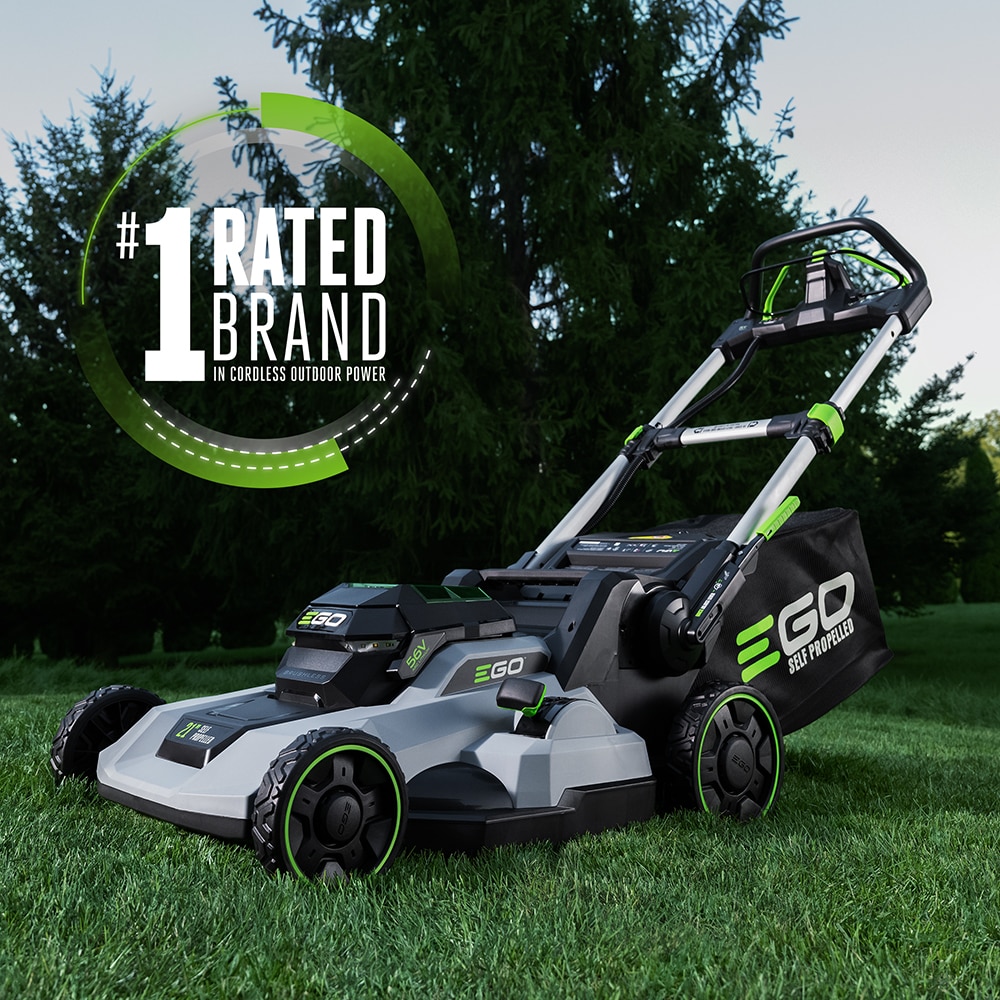EGO POWER+ 56-volt 21-in Cordless Self-propelled Lawn Mower 6 Ah (1-Battery  and Charger Included)