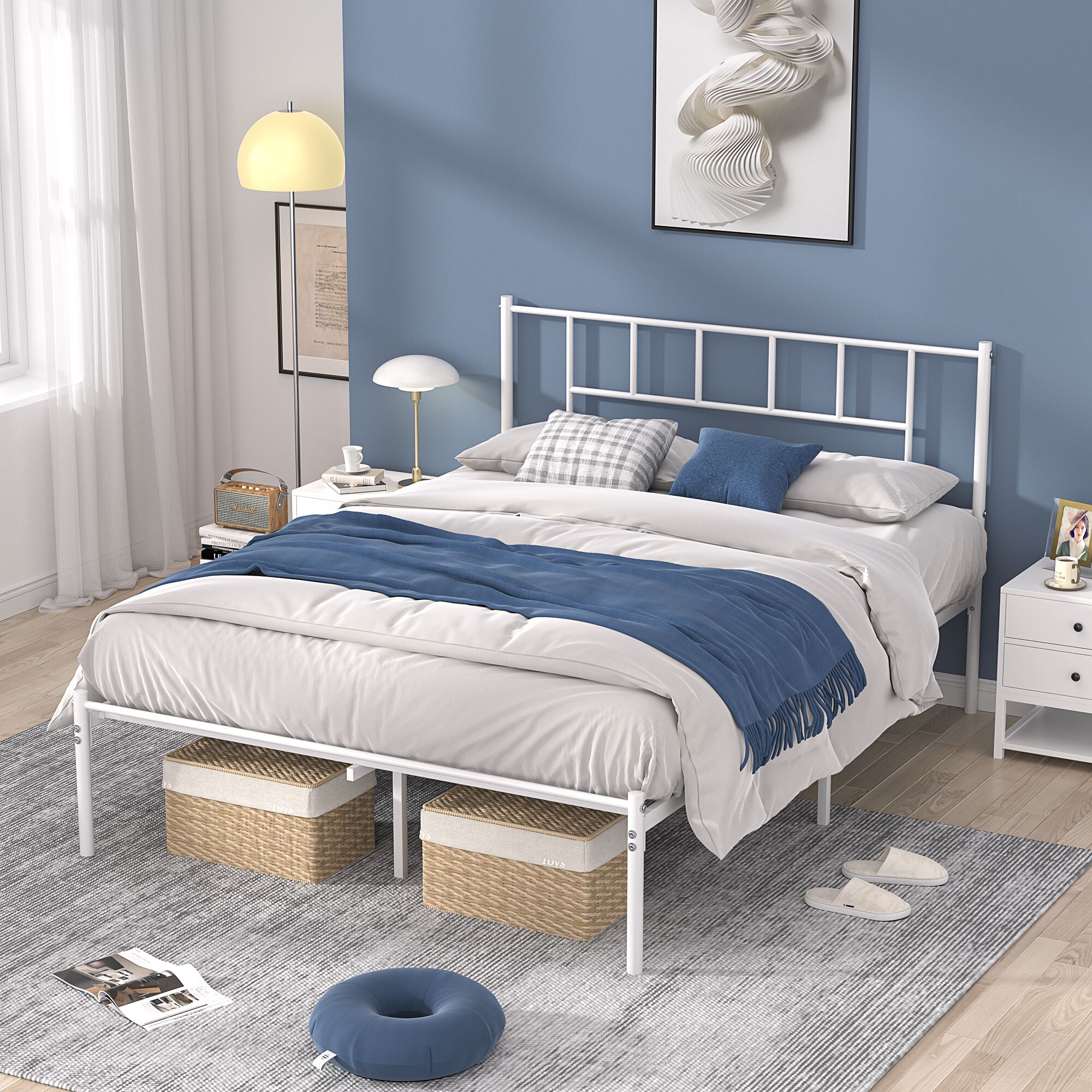 Vecelo LOE-F39-WHT beds - View #6