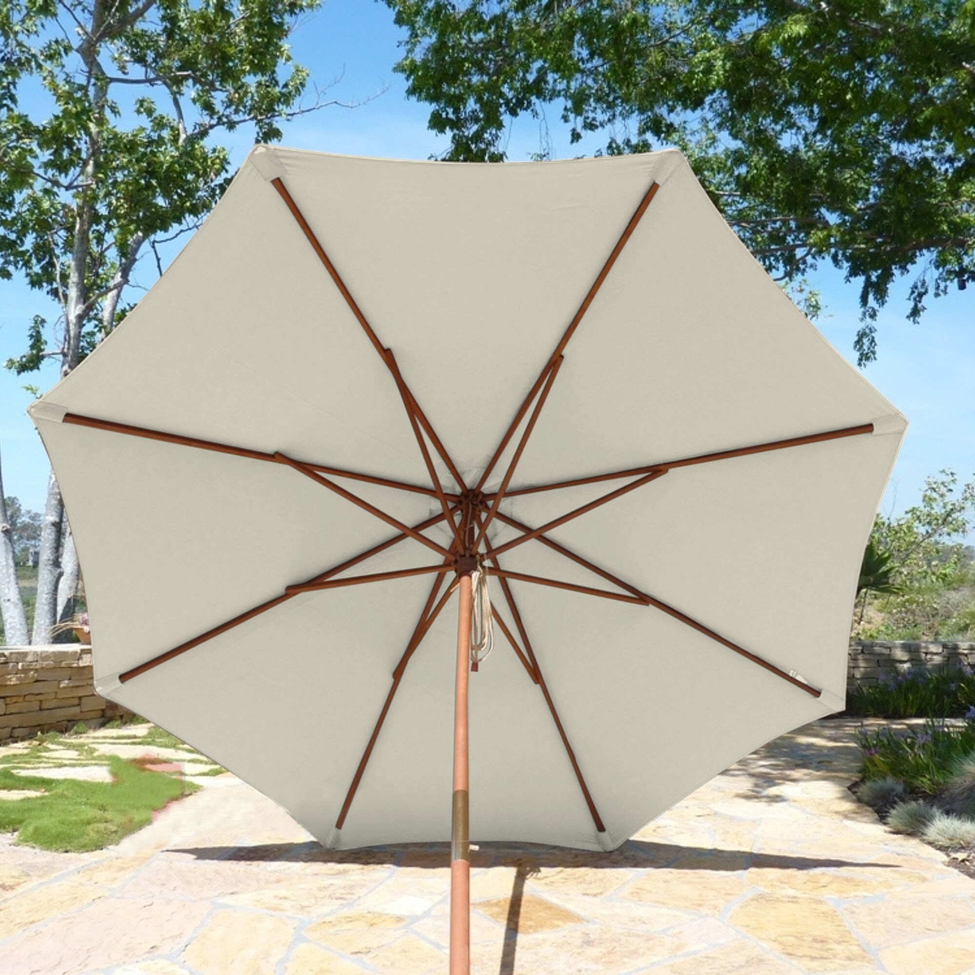 Formosa Covers TOP 9X8 NATURAL Patio-Umbrella-Accessories - View #5