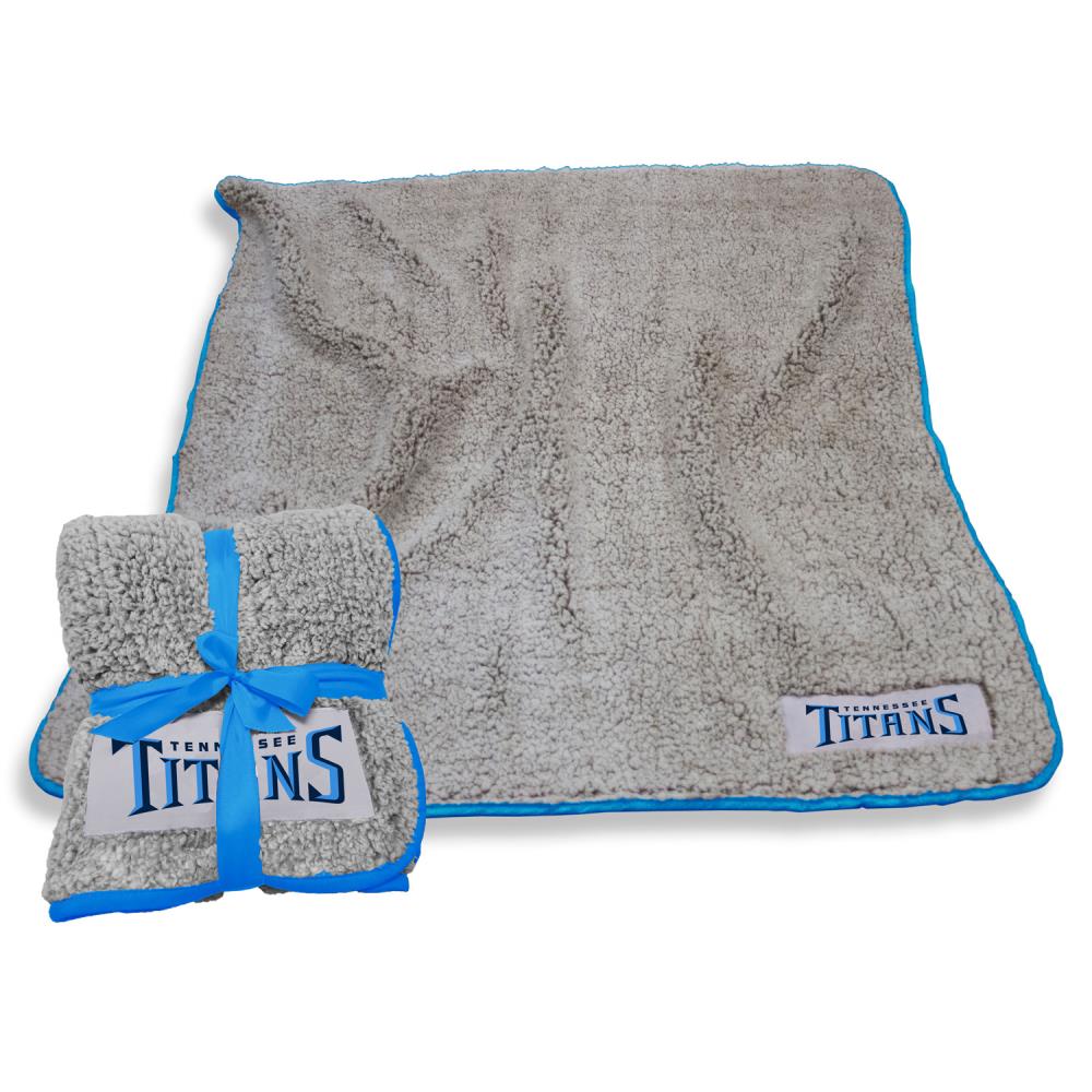 Logo Brands Tennessee Titans Oatmeal 50-in x 60-in 1.6-lb in the Blankets &  Throws department at