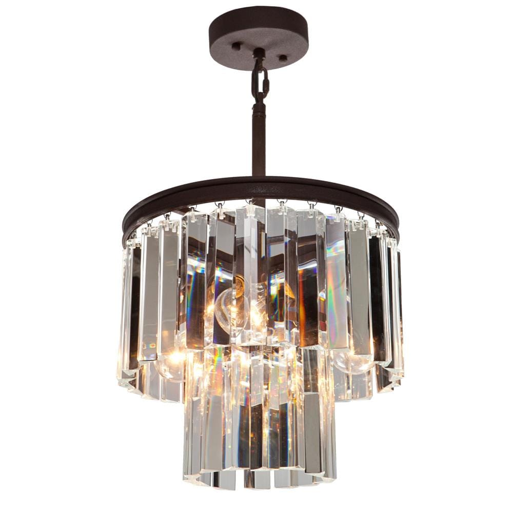 ARTCRAFT AC10403JV El Dorado 3-Light Oil-Rubbed Brown Transitional Dry rated Chandelier