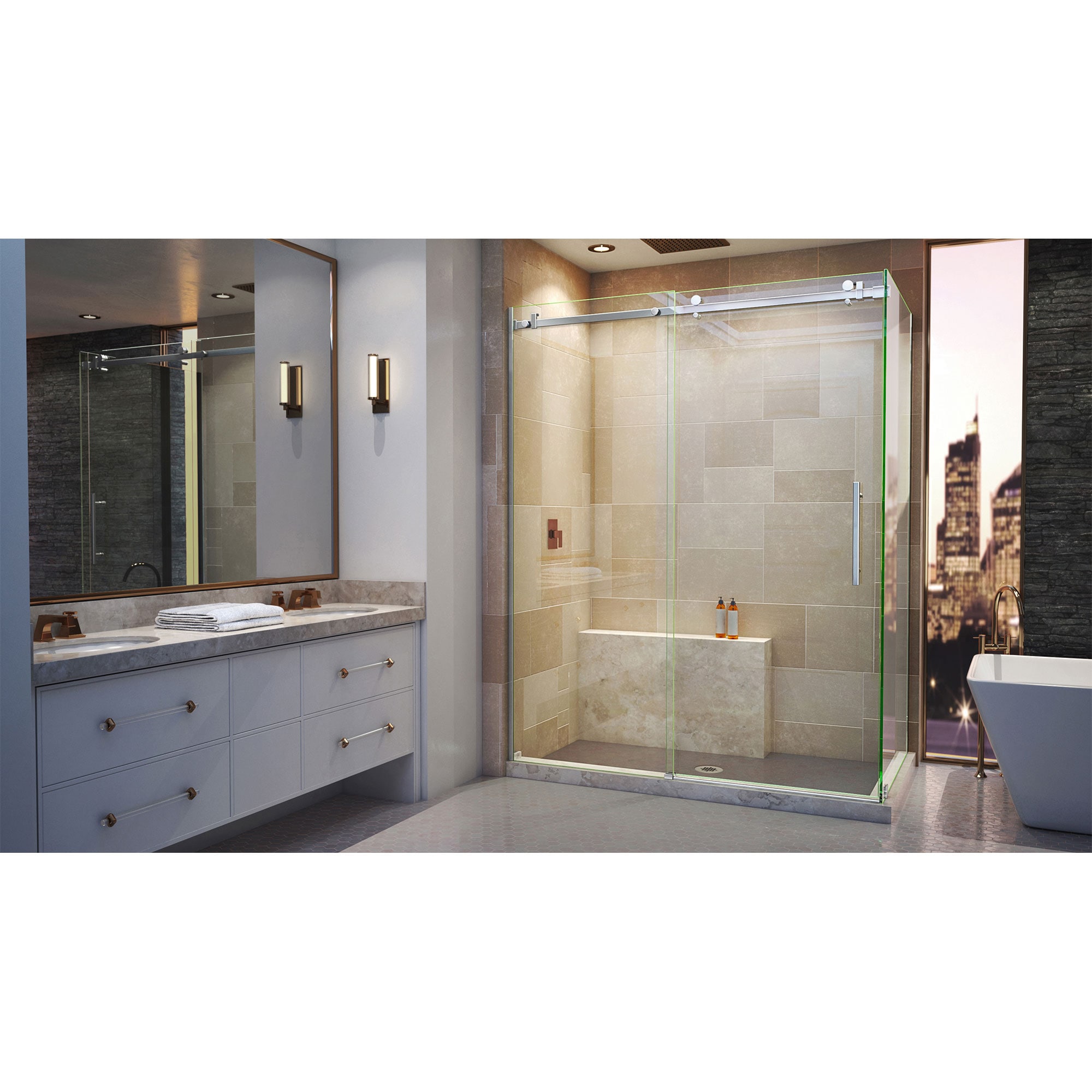 DreamLine SHEN-6434600-08 Shower-Doors - View #2