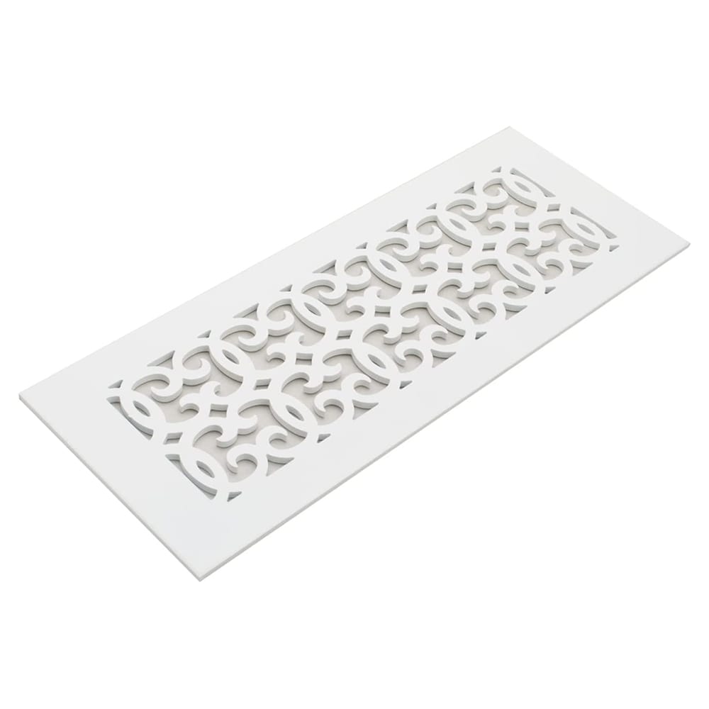 Reggio Register VL16-814-SWNH 6-in x 12-in Steel White Floor Register