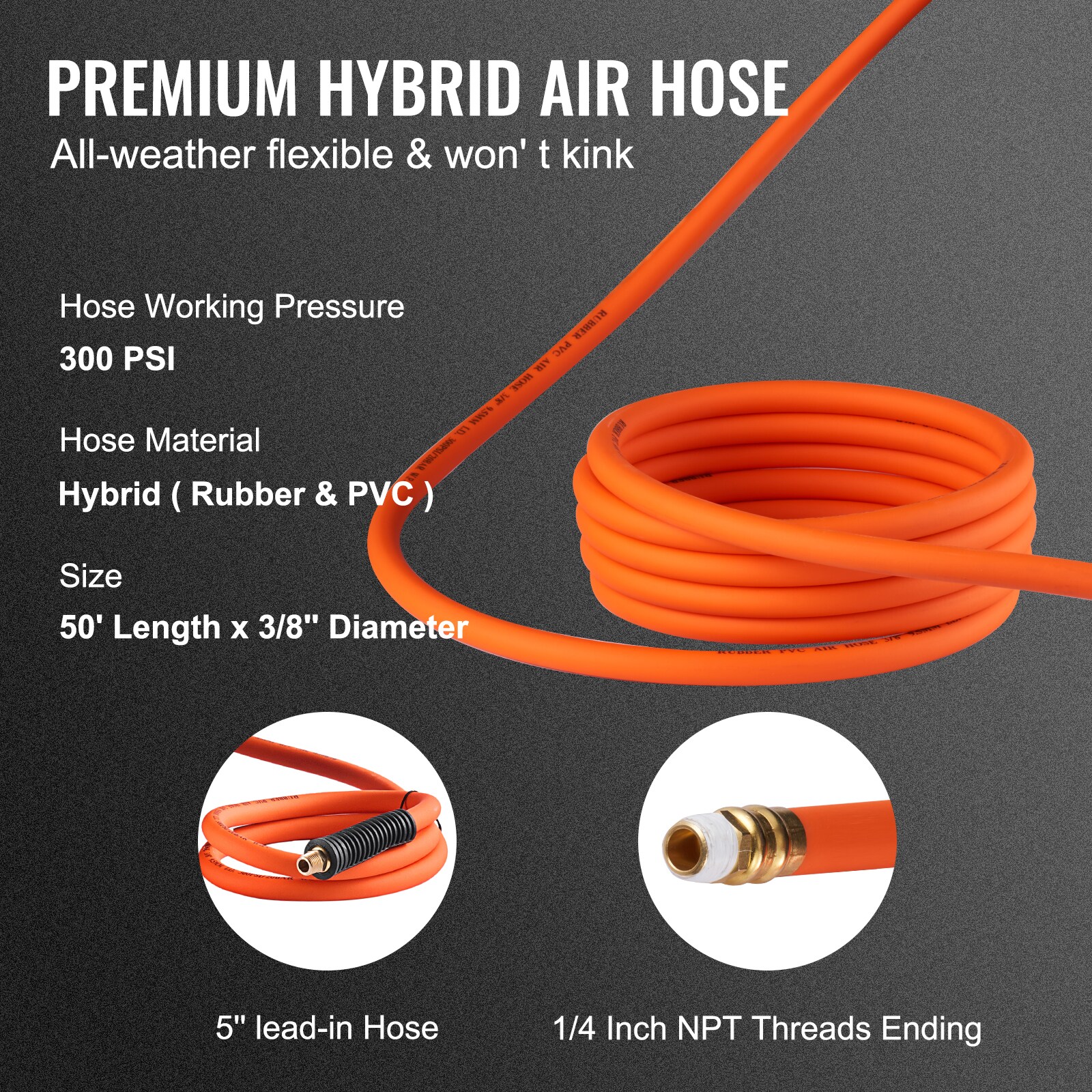 VEVOR SCKFSKQRGJ5001357V0 Air-Tool-Hoses - View #3