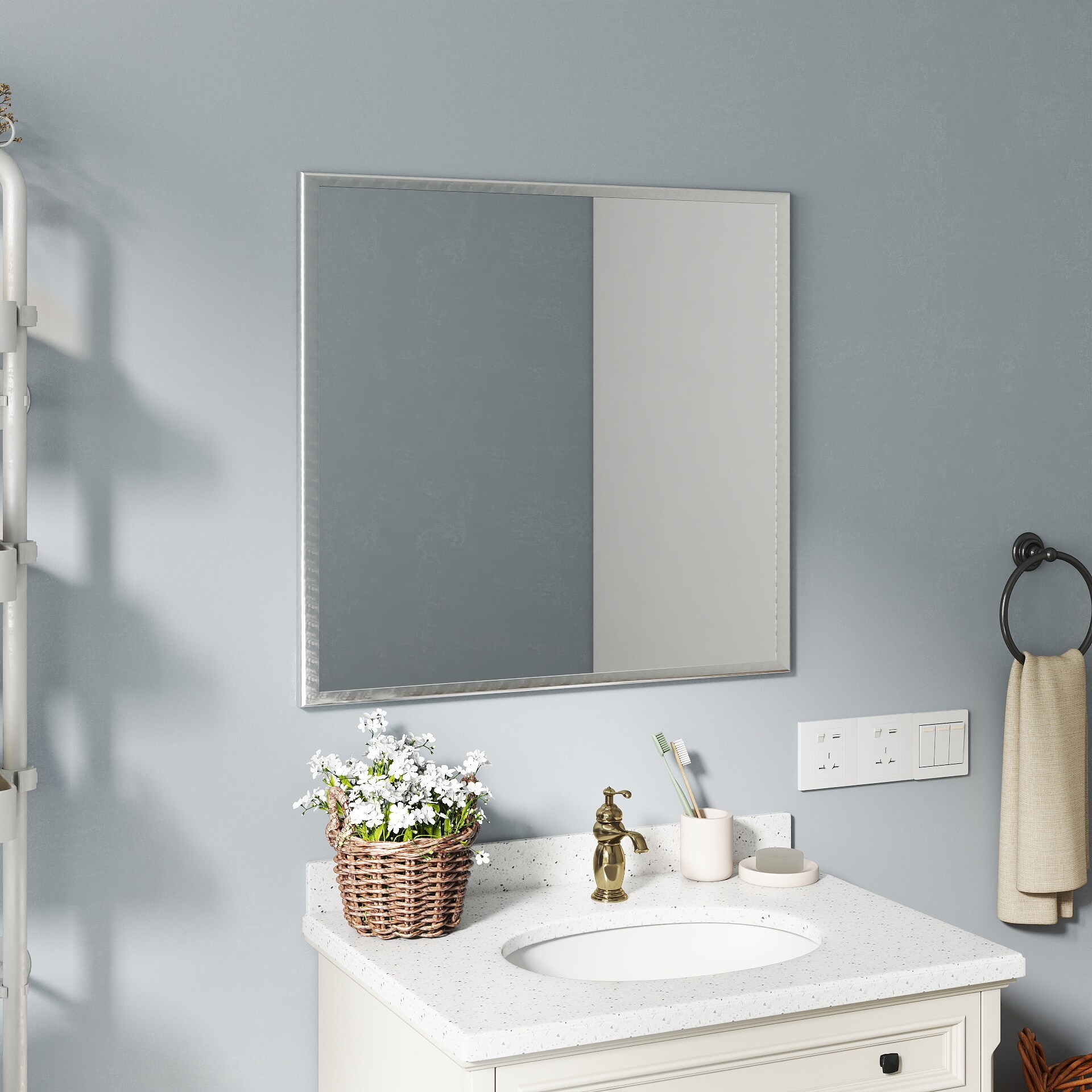 Forclover HYFE-7637US Framed-Bath-Mirrors - View #2