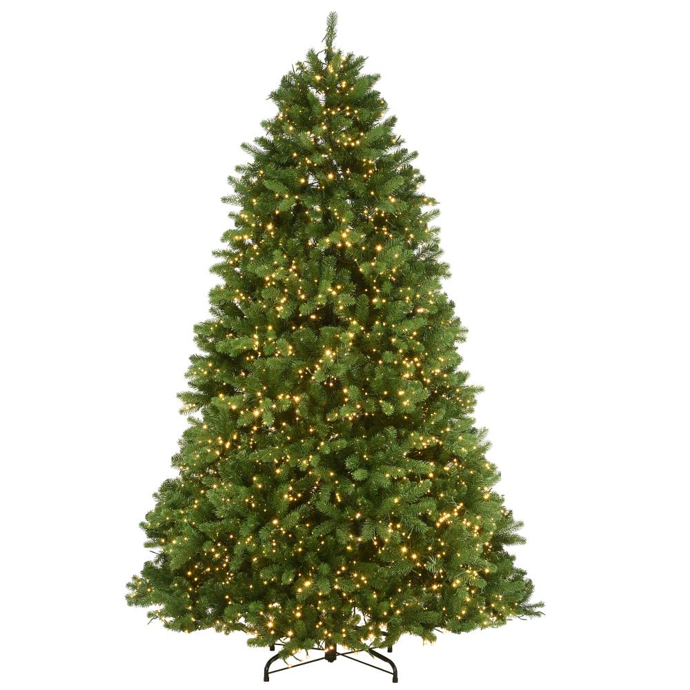 National Tree Company PEND2-DK14-75 7.5-ft Spruce Pre-lit Artificial Christmas Tree with LED Lights